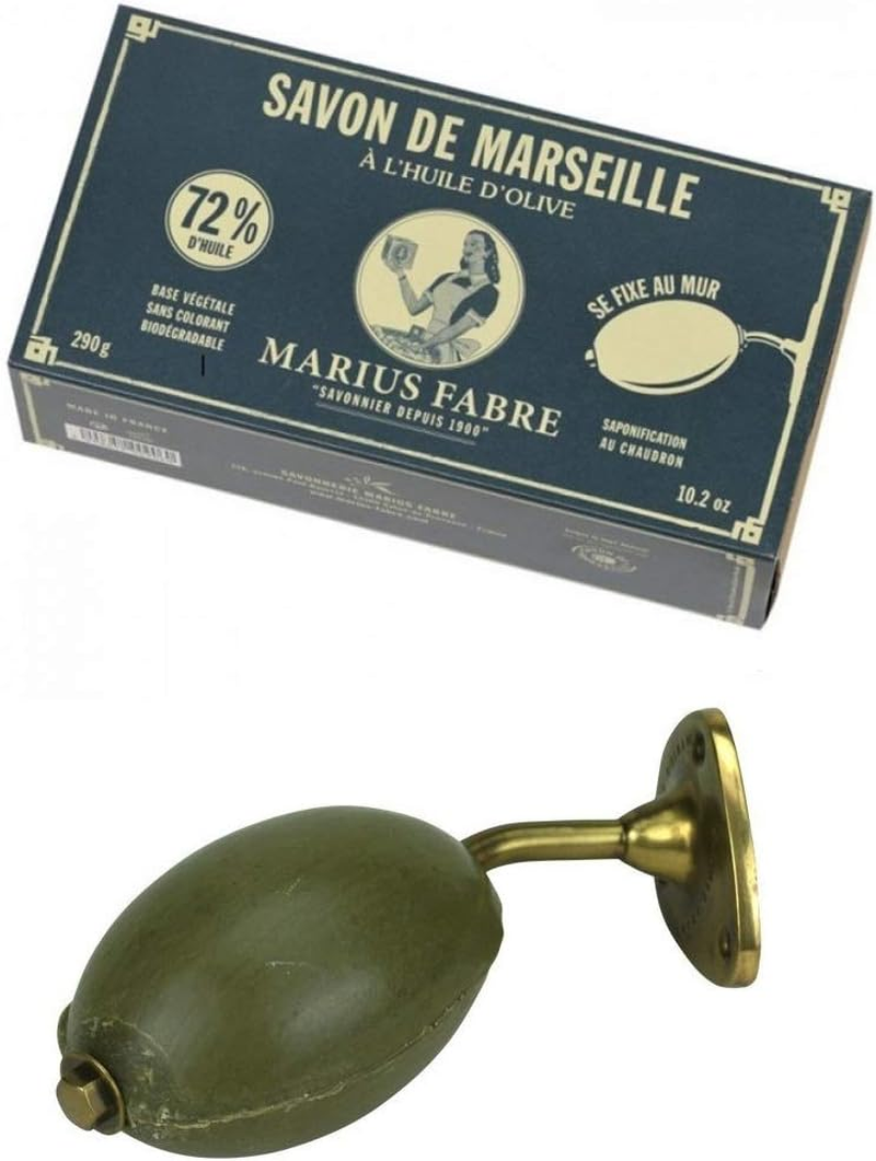 Marius Fabre Olive Oil Soap on Rotary Holder - 290G
