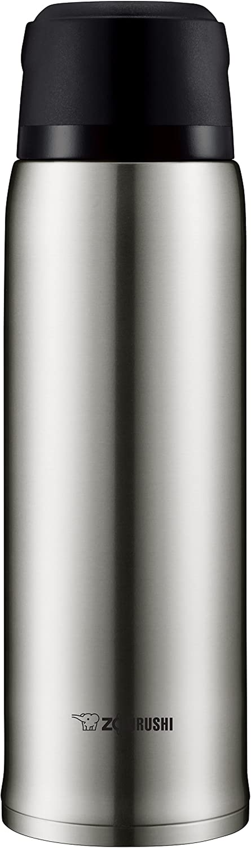 Zojirushi SJ-JS10 Stainless Steel Bottle with Cup 1 L, Black, SJ-JS10 BA