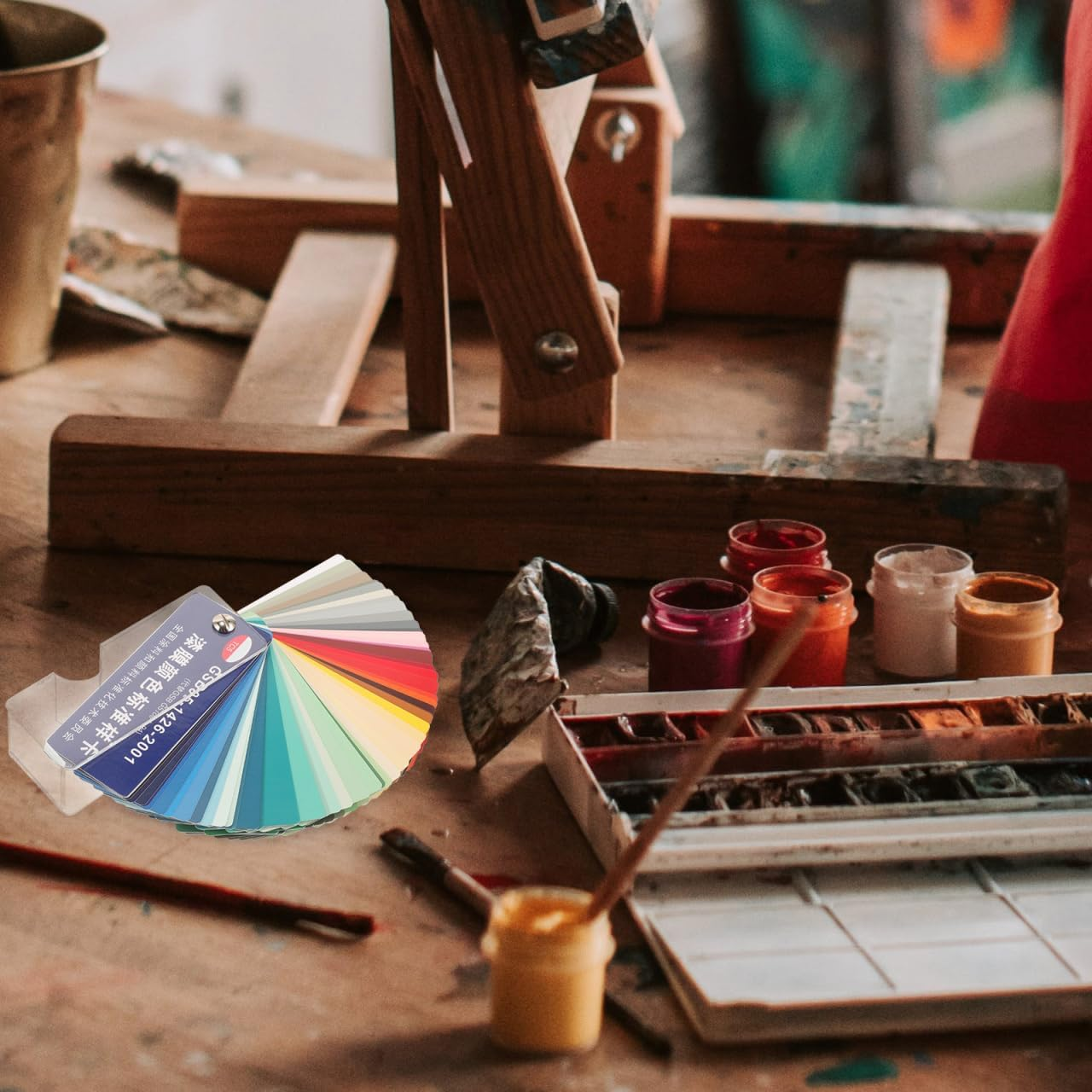 Gadpiparty 1 Set Paint Sample Cards Paint Color Cards Standard Color Floor Sample image number 6