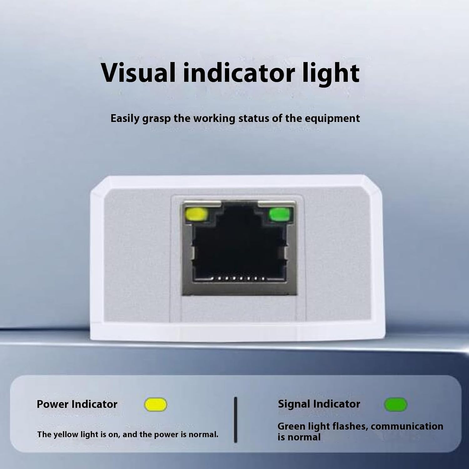 1 in 2 Out Gigabit Poe Extender, 2 Port Long Distance Poe Repeater, Support Ieee802.3Af/At with 1000Mbps, for IP Cameras, Phones image number 1
