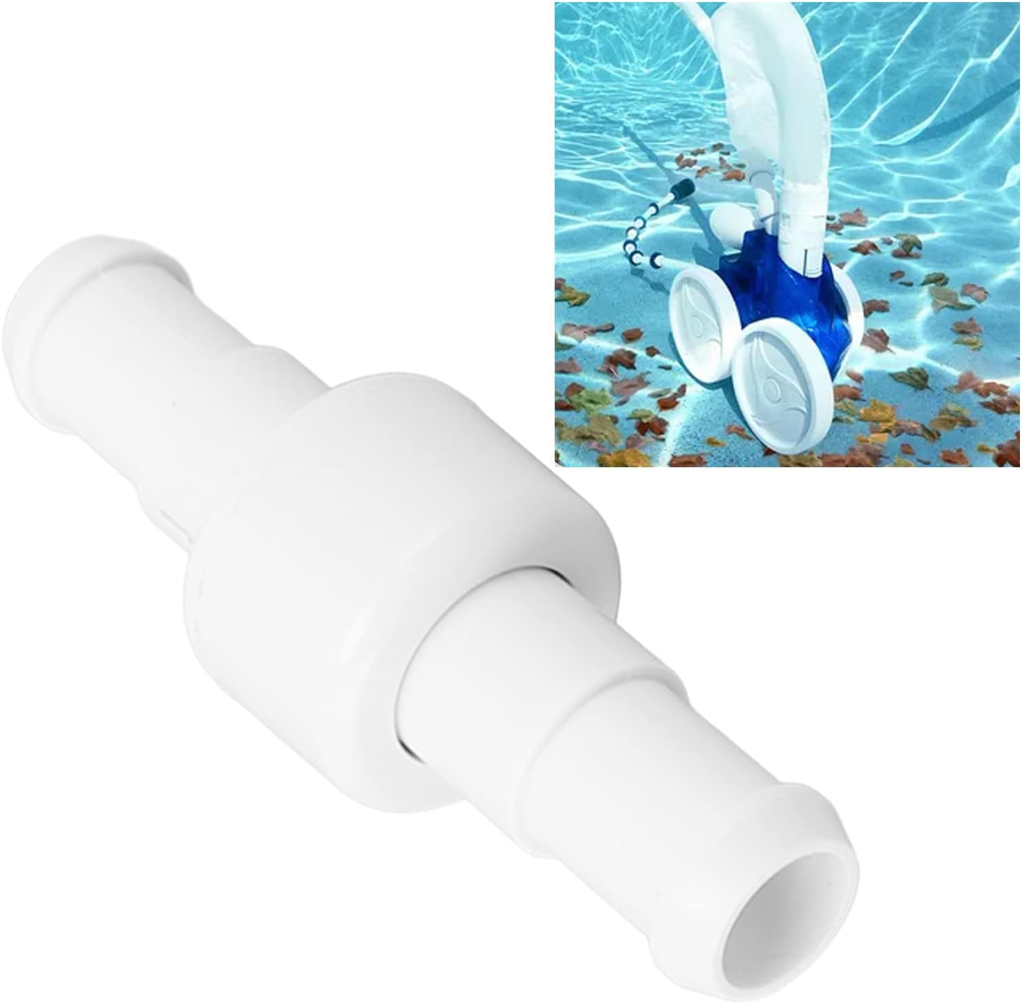 TOPINCN Pool Cleaner Hose Ball Bearing Swivel High Durability Replacement Kit for 280 3900 Leak-Proof Connections image number 3