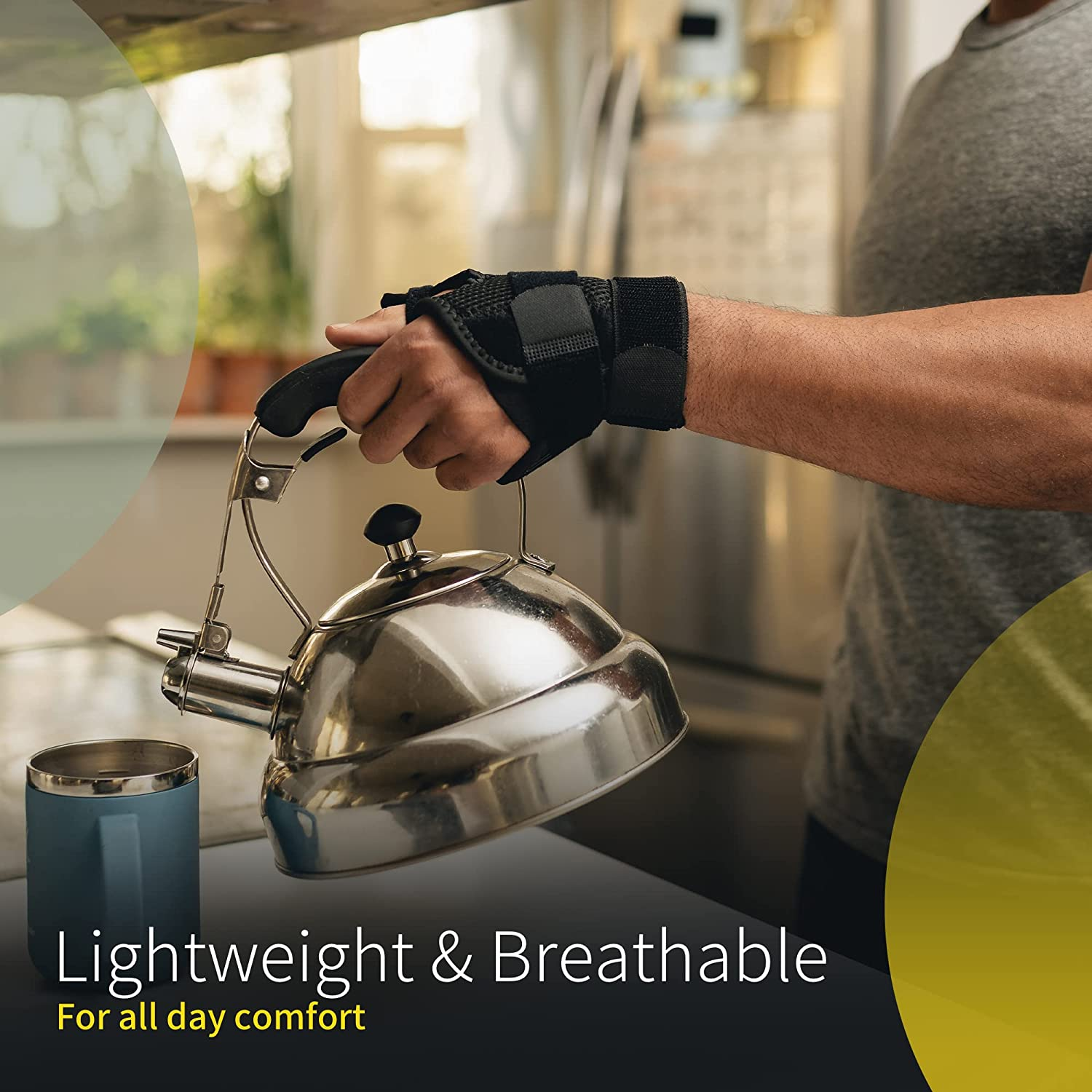 Braceup Thumb Spica Support Brace with Splints for Arthritis, Carpal Tunnel and Sprains image number 5