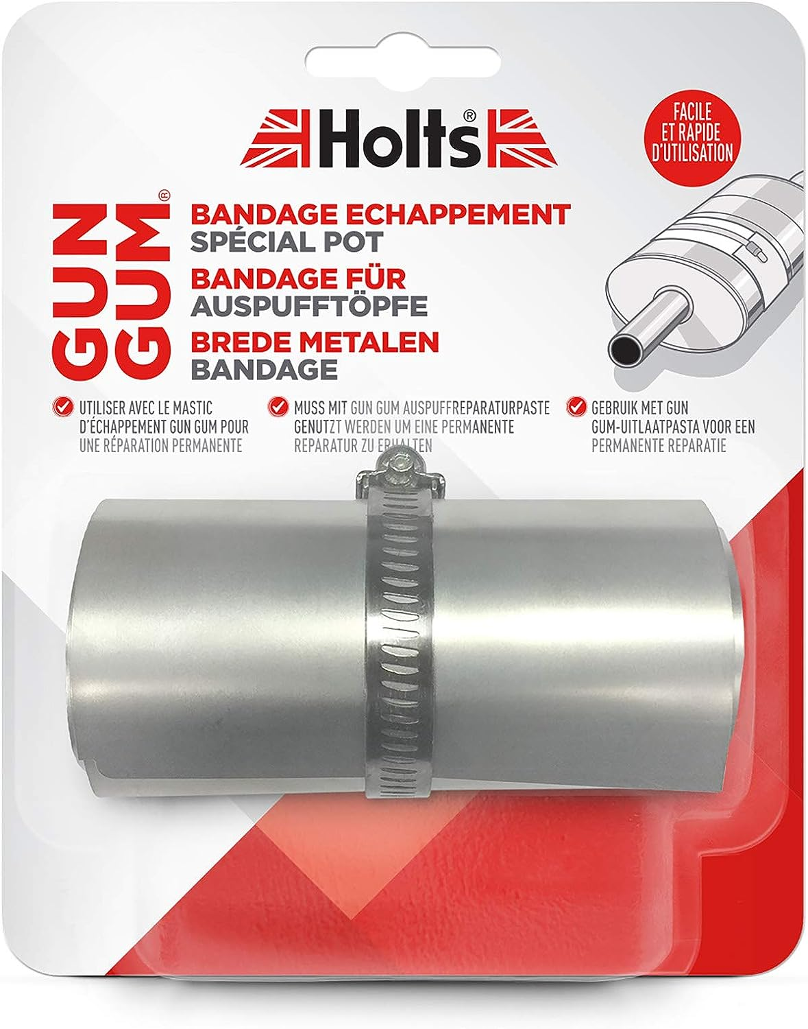 Holts Flexiwrap Straight Pipe Repair image number 1