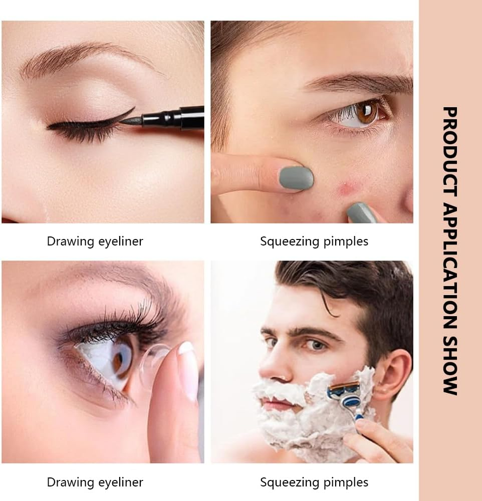 2-Piece Mini round Double-Sided Mirror Set &ndash; Diamond Metal Compact Folding Mirror, 7 Cm Travel & Pocket Mirror, Sturdy Rose Gold Cosmetic Mirror for Women & Girls image number 2