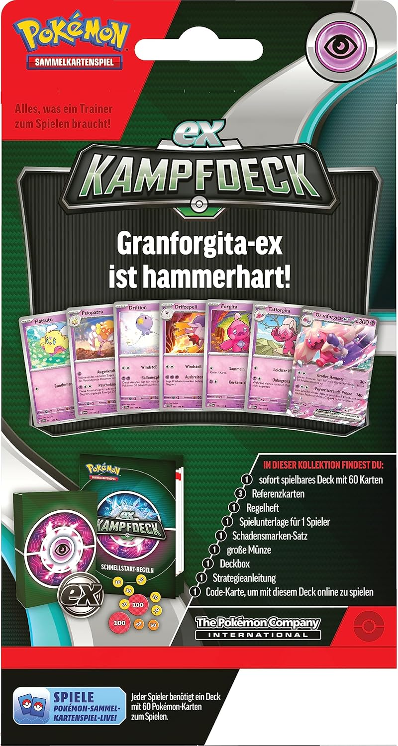 Pok&eacute;mon - Trading Card Game: Granforgita-Ex (60-Card Deck) - Hundemon-Ex image number 4