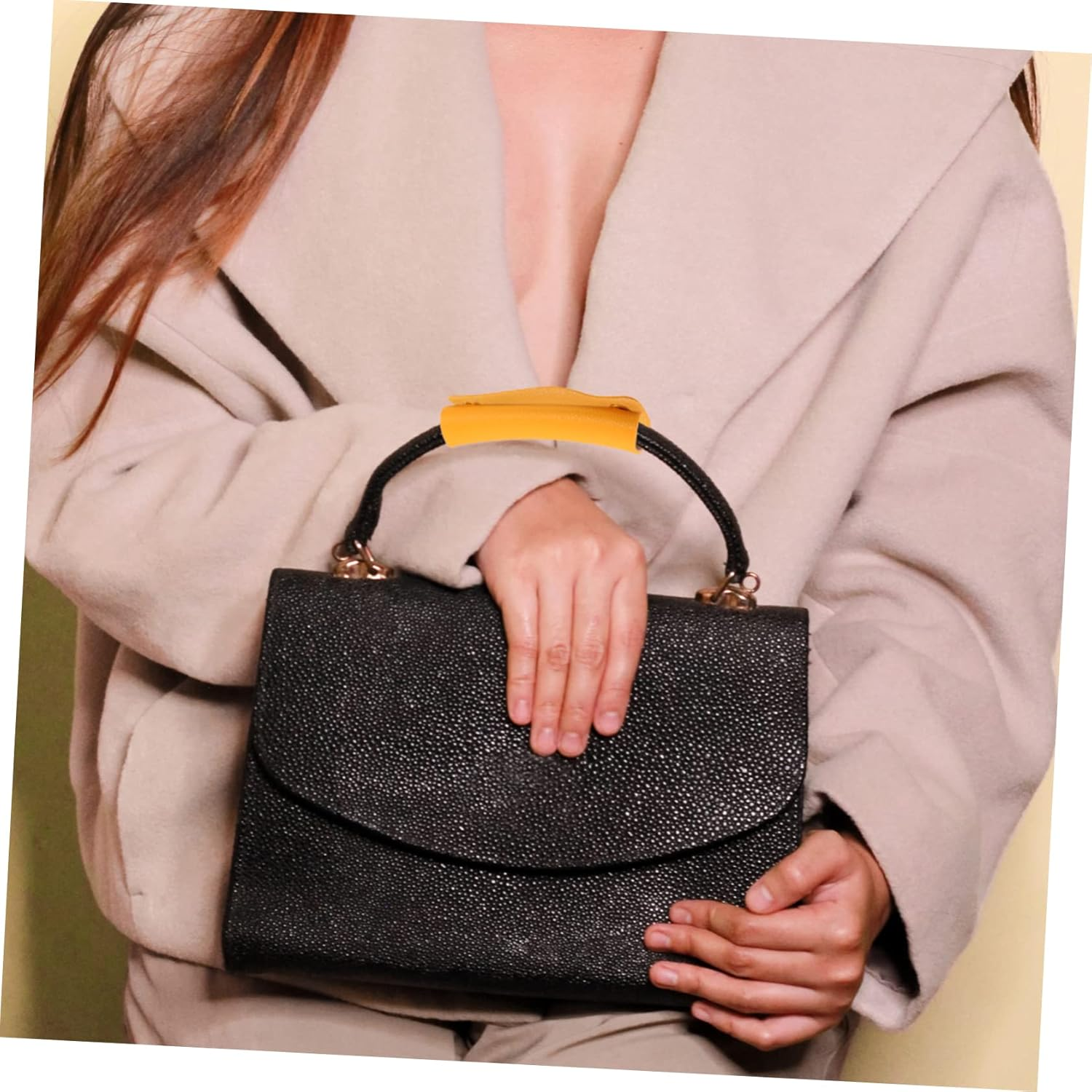 Veemoon Pu Luggage Handle Cover Bag Handle Wrap Shoulder Strap Cover for Handbags Lightweight Travel Handbag Accessory