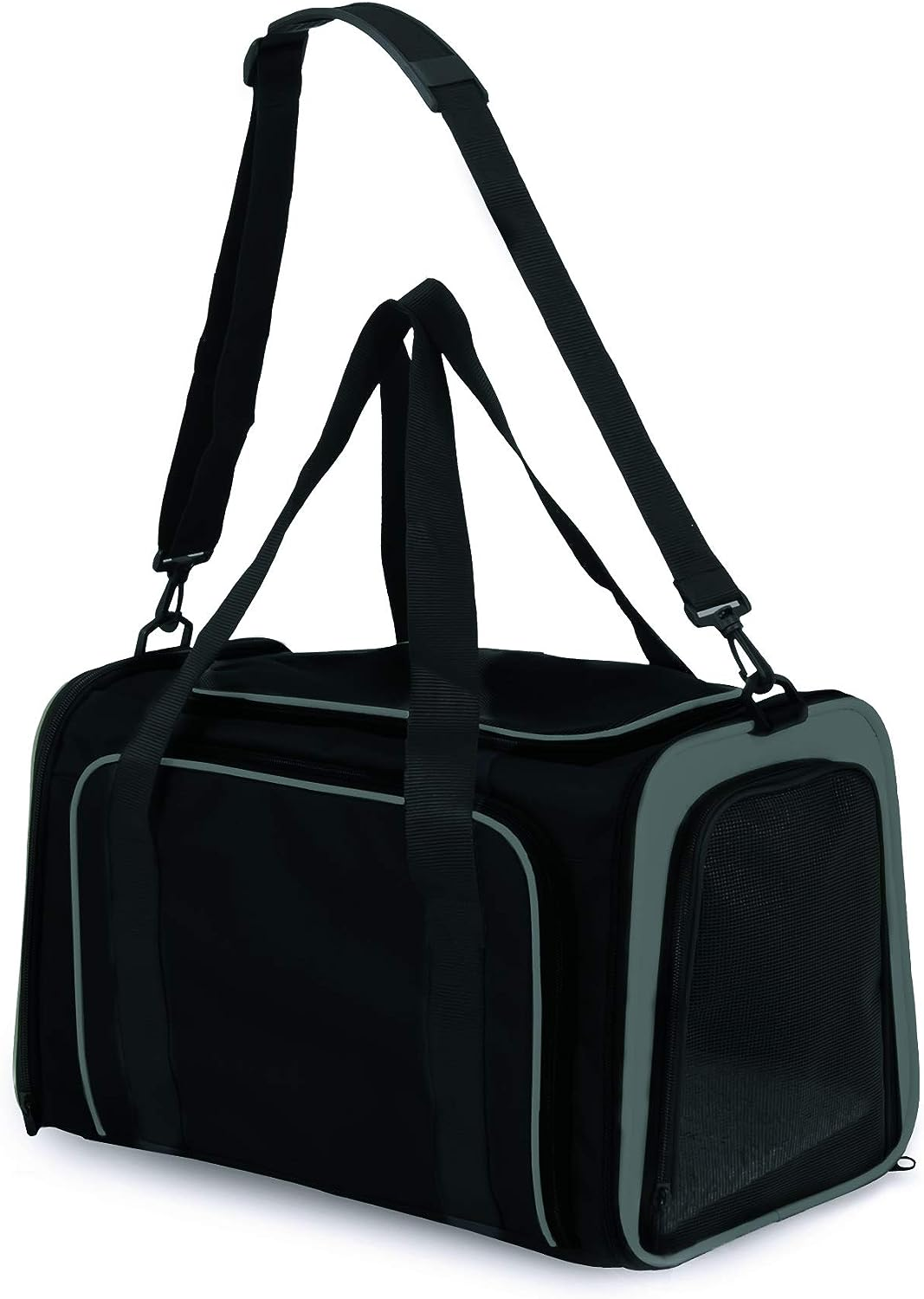 Petmate 21842 See and Extend Pets Carrier, Navy Blue image number 4