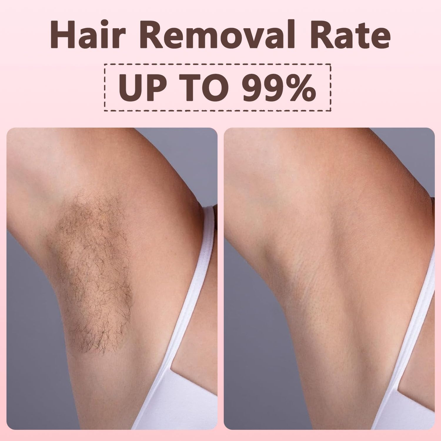 Roll on Wax Kit, Roller Wax Kit for Coarse/Fine Hair Removal for Women, Quick and Skin-Friendly Beginners Waxing Roller with 3 Pcs 100G Roll Cartridge, 100 Non-Woven Strips & 10 after Wipes (F1_Pink)