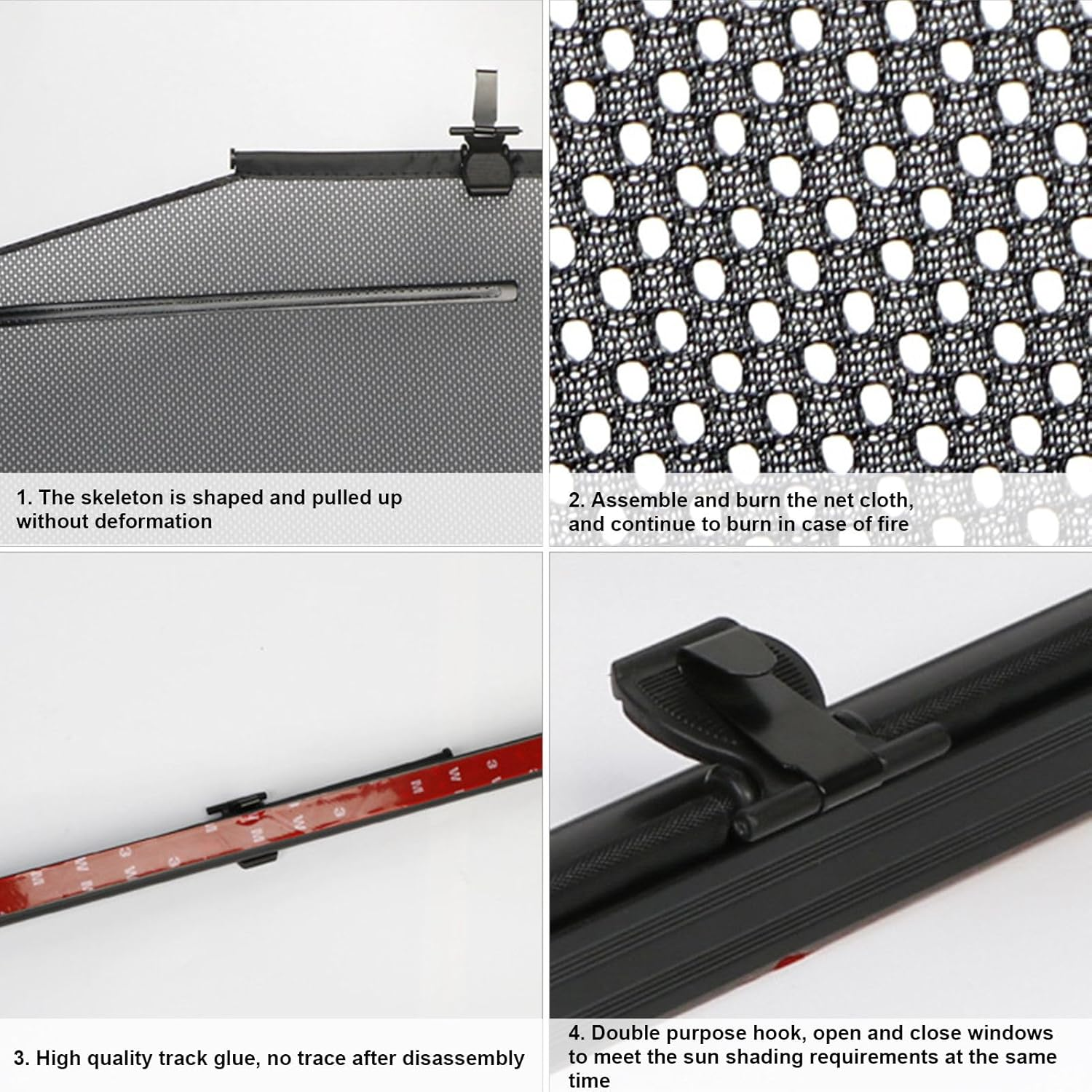 Wesleyyy Car Side Window Sun Shade | Automatic Lifting Privacy Covers - UV Protection Cover for Automotive Truck Napping Sleeping Daily Commuting Road Trip Travel image number 6