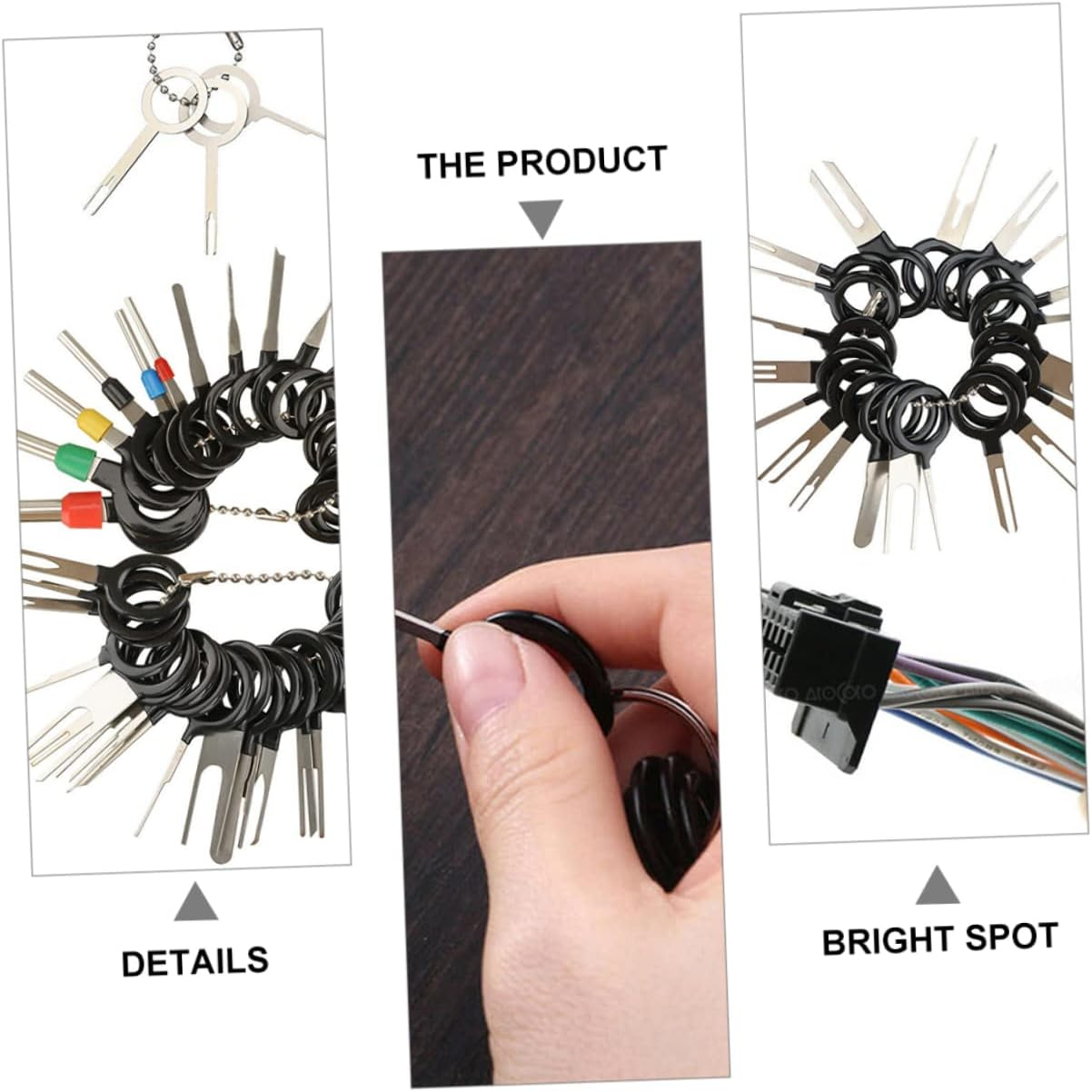 OSOLADY 82Pcs Automotive Terminal Removal Tools Car Wire Connector Pin Extractor Ejector Puller for Electrical Repair image number 5