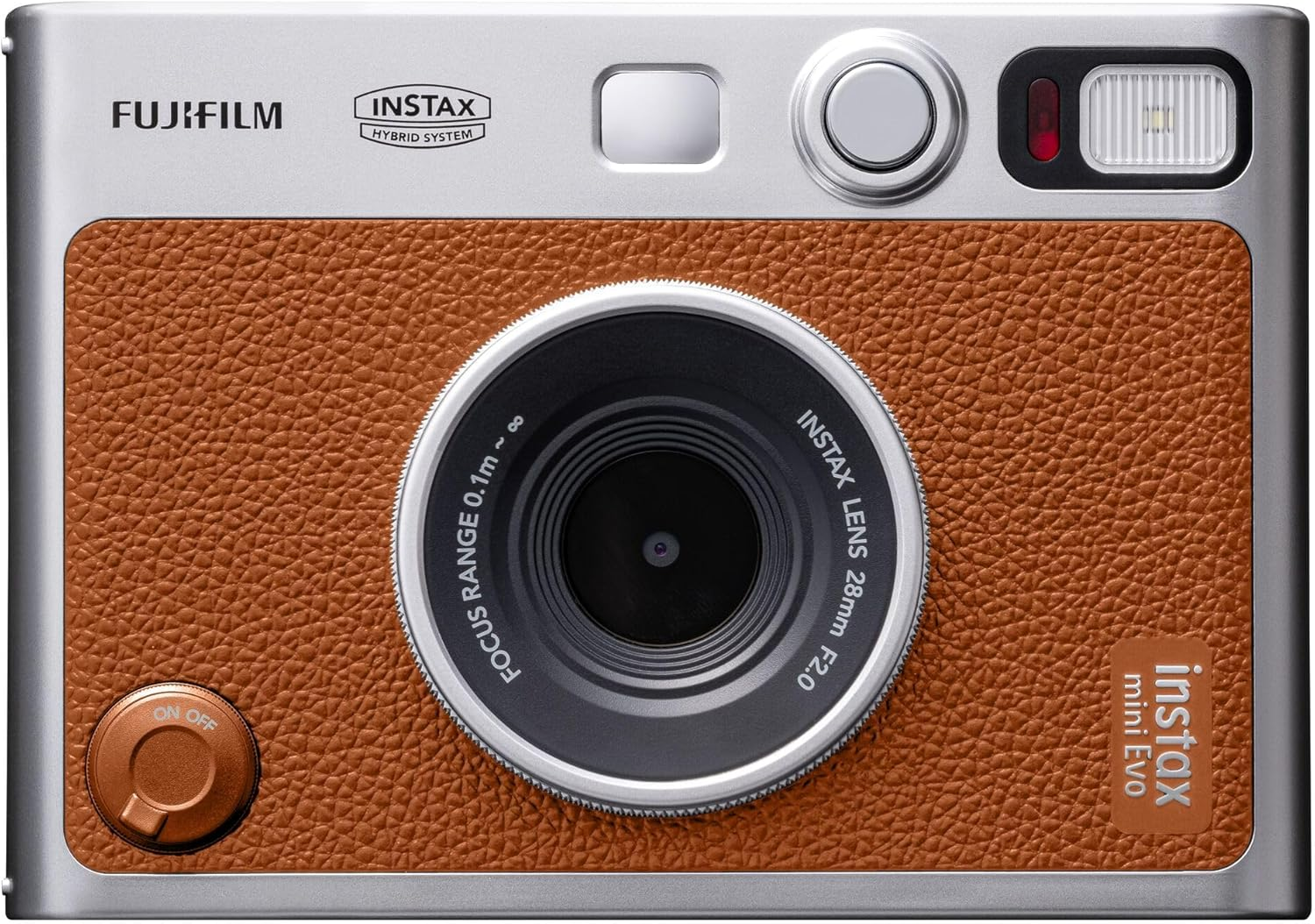 Instax Fujifilm Mini EVO Instant Camera, Brown image number 4