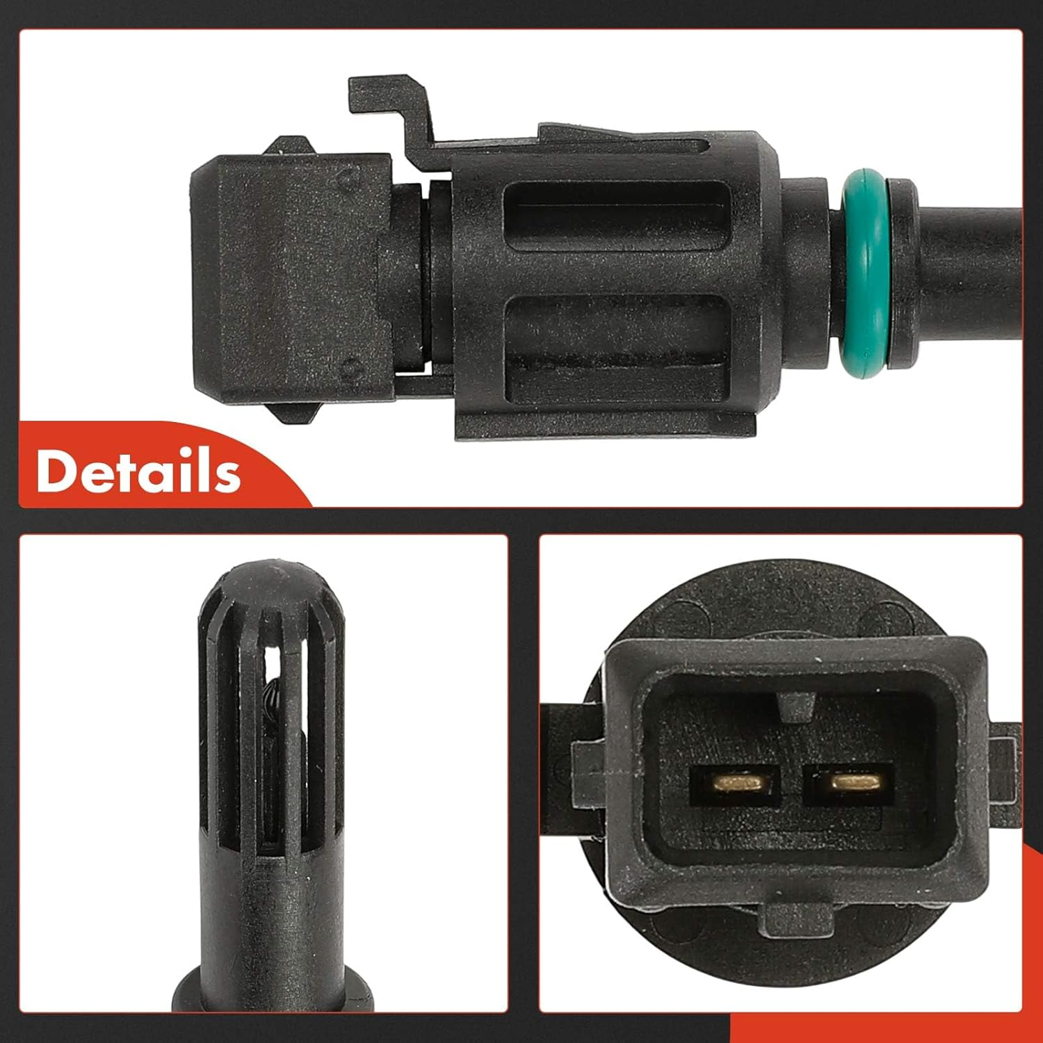 A-Premium Engine Coolant Temperature Sensor [2 Pins] Compatible with BMW 318I, 318Is, 318Ti, 323Ci, 323I, 323Is, 325Ci, 325I, 325Xi, 328Ci, 328I, 328Is, 330Ci, 330I, X5, 525I, 528I, 530I, 540I, X3 image number 6