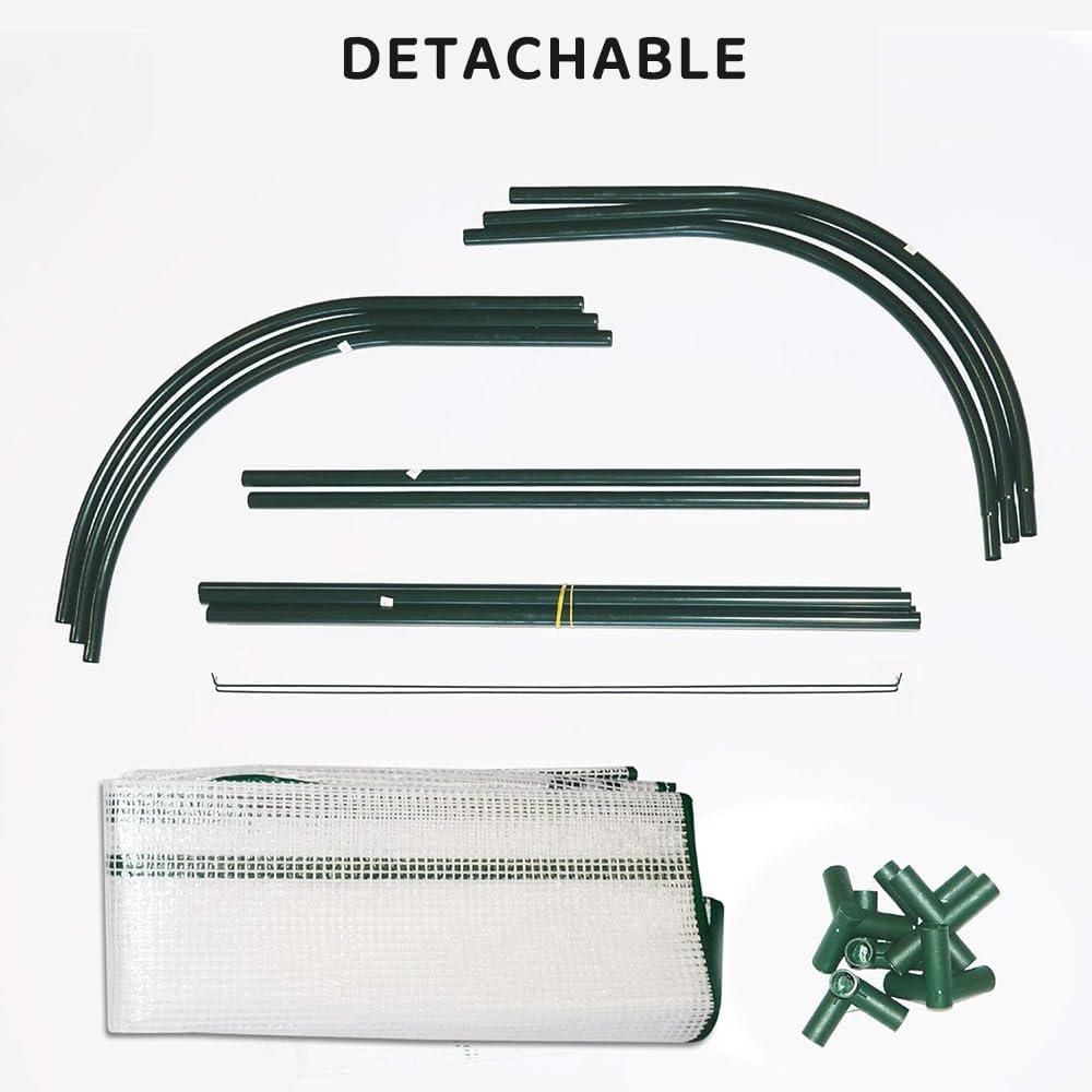 Mini Greenhouse for Indoor and Outdoor &ndash; Portable Grow Tunnel with Waterproof PE Cover, Ideal for Vegetables, Fruits, Flowers and Garden Greenhouse Planting image number 1