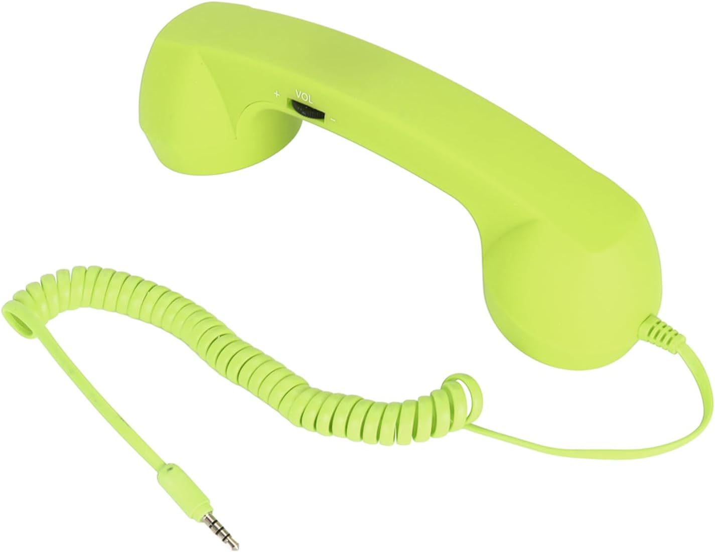 Vintage Retro Telephone Handset, Radiation Proof Cell Phone Receiver MIC Microphone for Cellphone Smartphone, 3.5 Mm Socket with USB C (Green) image number 6