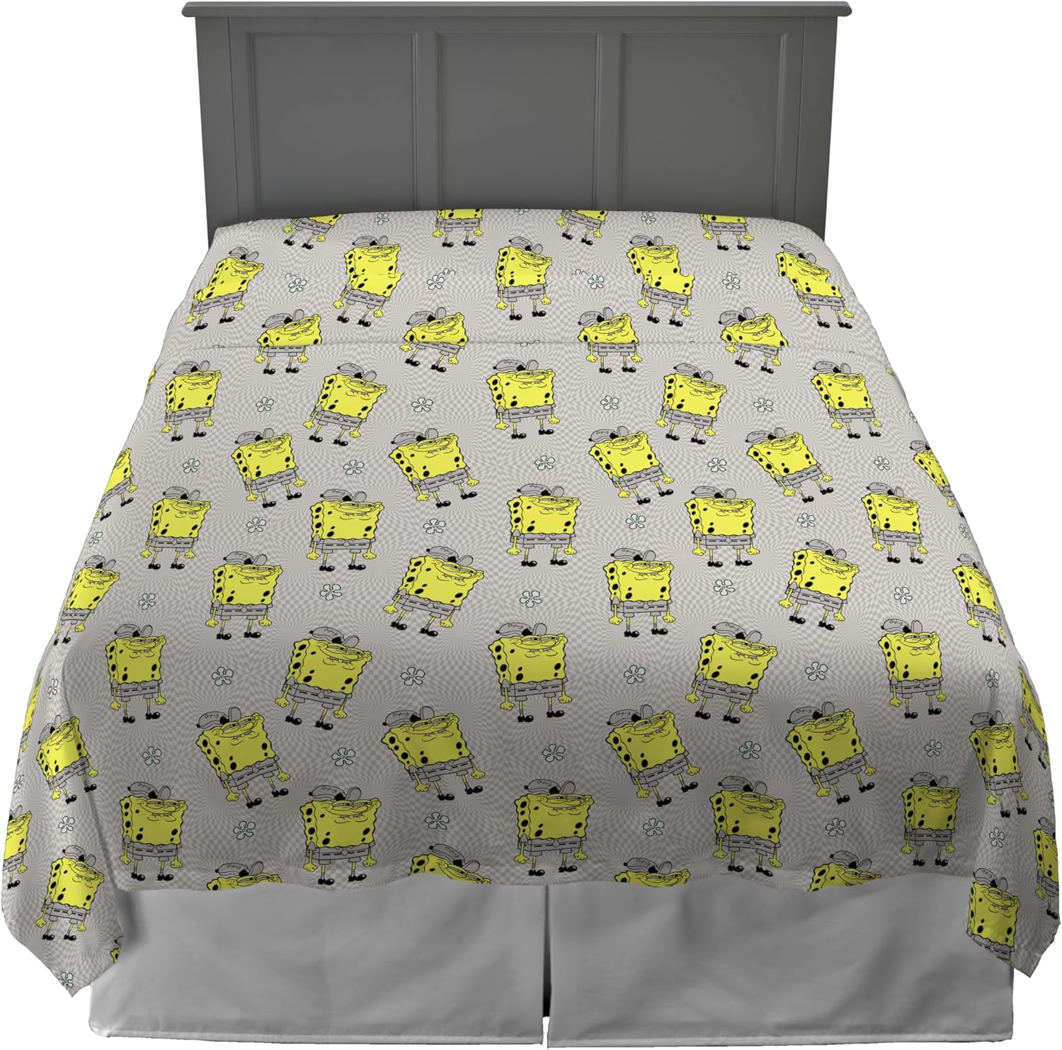 Franco Collectibles Spongebob Squarepants Bedding Super Soft Microfiber Queen Sheet Set, College Dorm Essentials (Official Licensed Product) image number 5