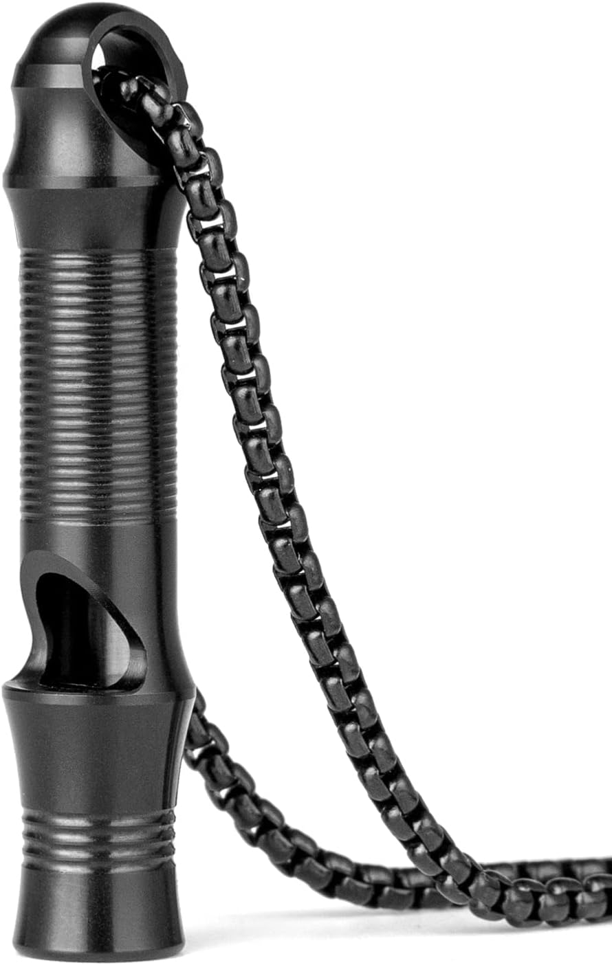 TISUR Titanium Emergency Whistle,Edc Safety Whistles Necklace Loud up to 120Db,Survival Whistles for Survival,Hiking,Camping,Pets Training