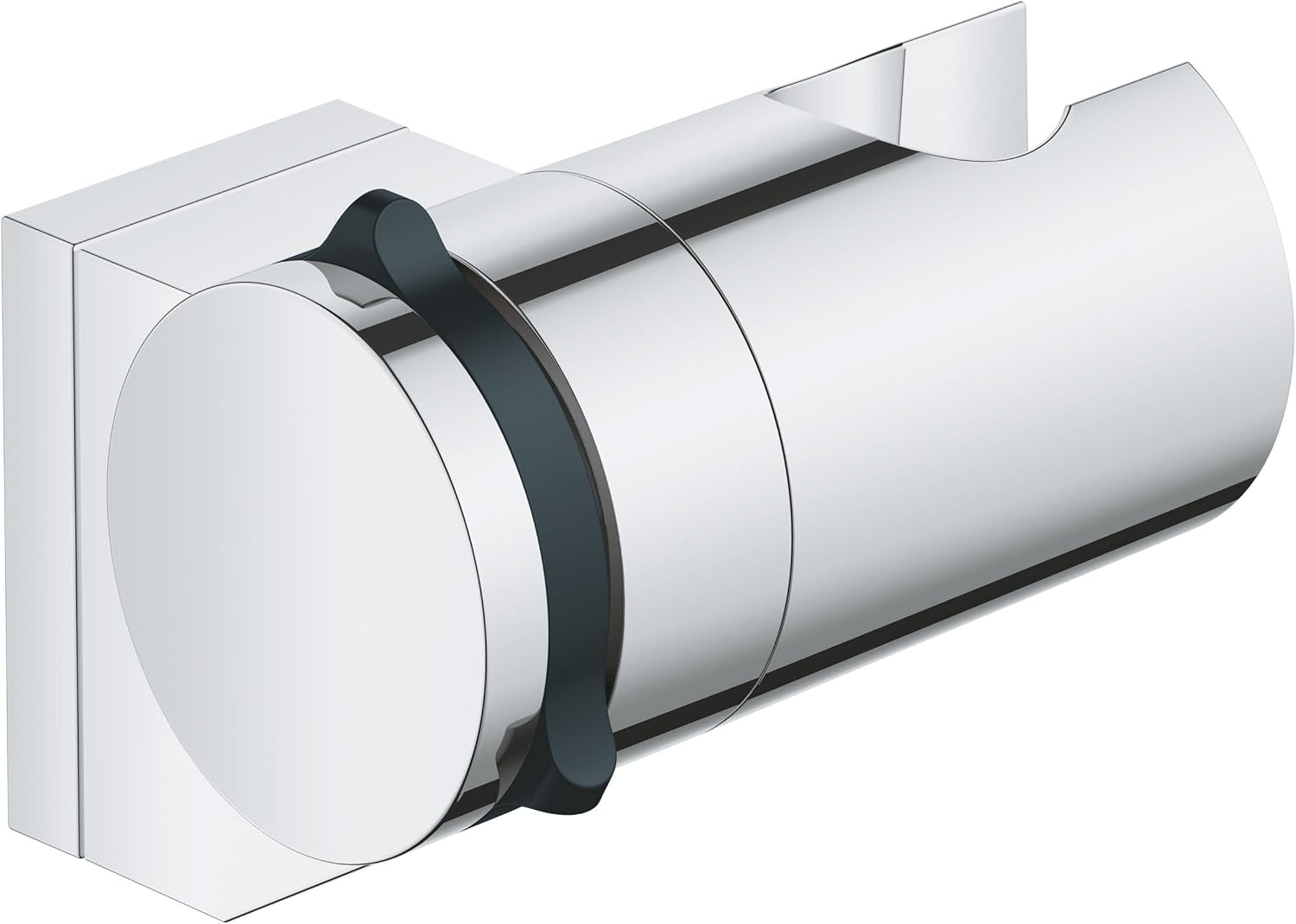 GROHE Vitalio 26183001 Universal Shower Head Holder (Wall Mounted, Adjustable, Maximum Load up to 20 Kg, Durable Surface, for Gluing or Drilling, with Screws and Dowels, No Glue), Chrome, image number 5