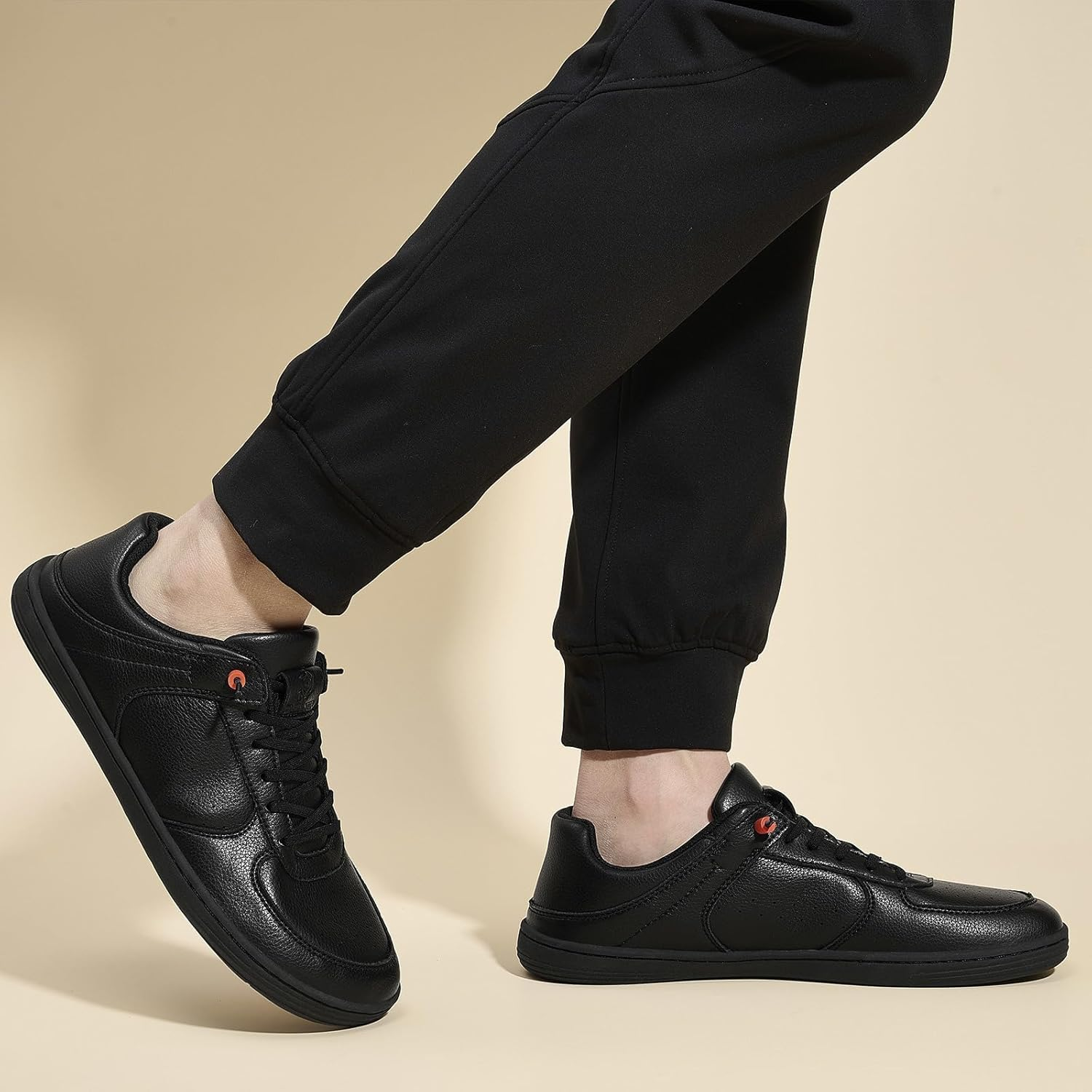 Pulltop Barefoot Wide Toe Box Shoes for Men - Minimalist Barefoot Dress Shoes Sneakers Zero Drop Slip on Walking Non Slip Shoes for Men image number 1