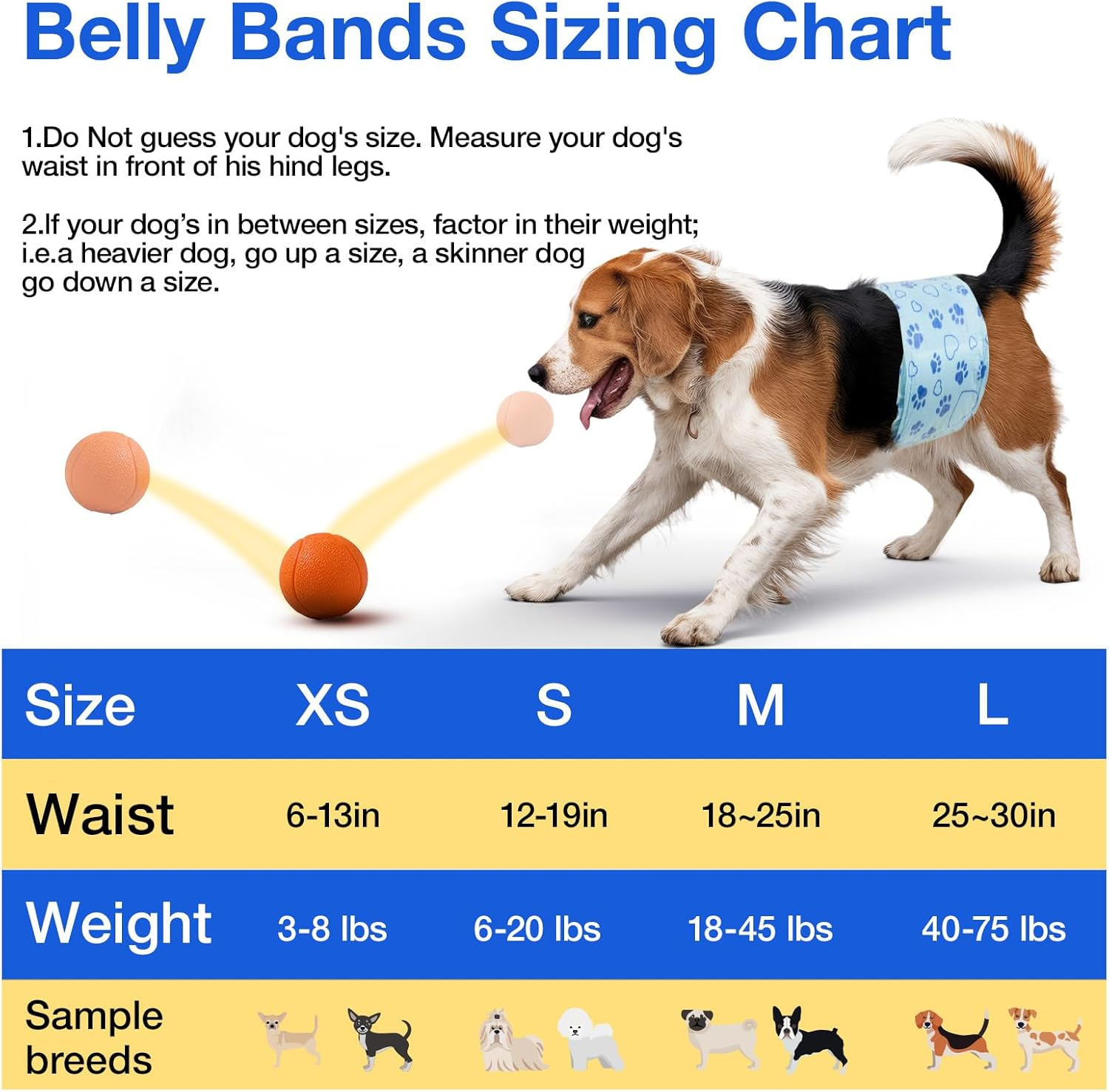 Male Dog Diapers Disposable with Wetness Indicator, Adjustable Puppy Diapers Male, Flashdry Gel Technology, Male Dog Wraps for Incontinence & Sprying (XS, Count, 26) image number 1