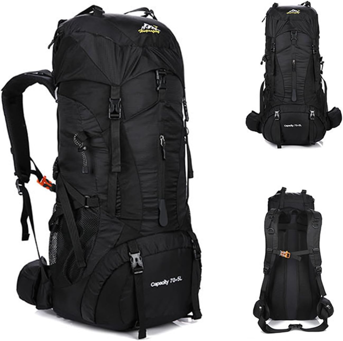 Hxdream Hiking Backpack,Hiking Travel Backpacks,70L Camping Backpack,Travel Backpack with Rain Cover,Suitable for Mountaineering, Camping, Tourism image number 1