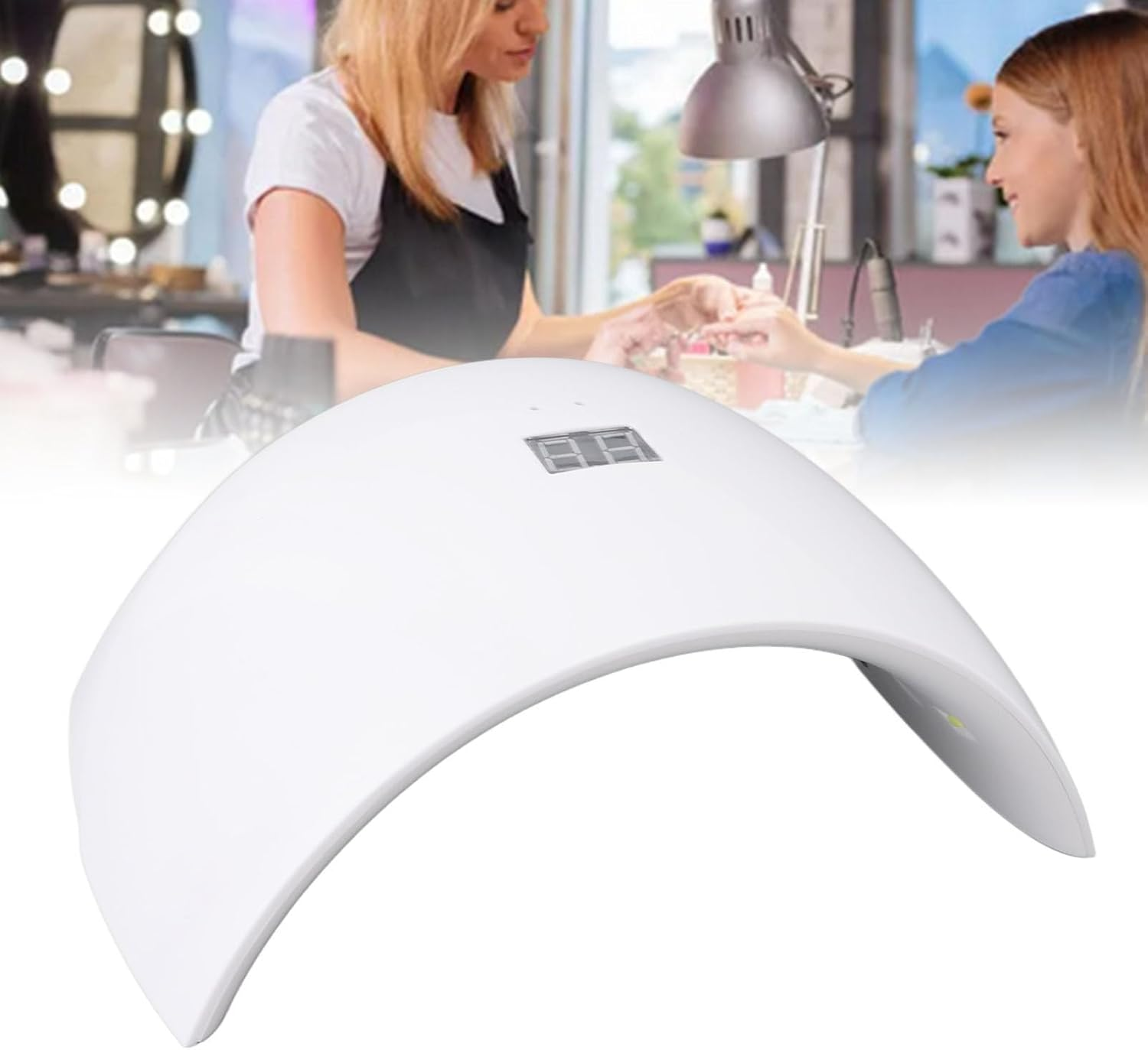 UV LED Nail Lamp Quick Curing Nail Dryer Portable USB Gel Polish Light Home Salon Use image number 1