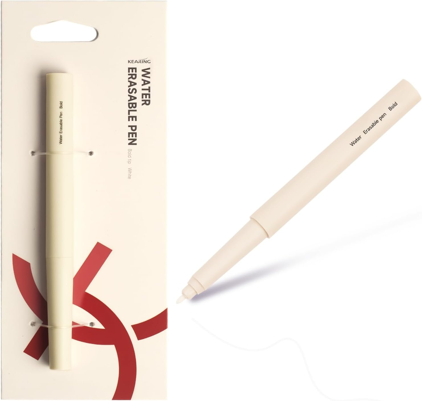 KEARING White Water Erasable Marking Pen for Fabric, Disappearing Ink Marker, Fabric Embroidery Pen, Water Soluble Tool for DIY Crafts, Embroidery Erasable Pen, Fabric Marker image number 6