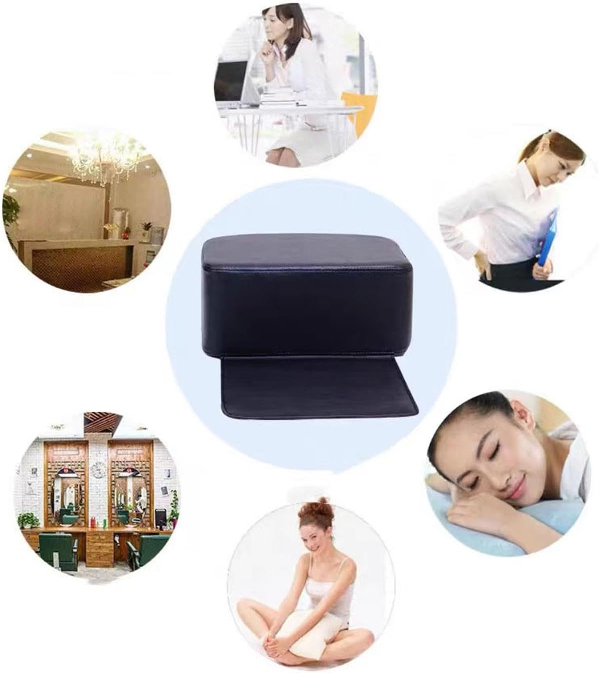 Children'S Hair Styling Seat, Haircut Booster Seat for Children, Kids Haircut Chair Cushion, Thickened Hair Cutting Cushion, Easy Clean Hair Cutting Seat, Kids Hair Cutting Seat Equipment, Children'S image number 3