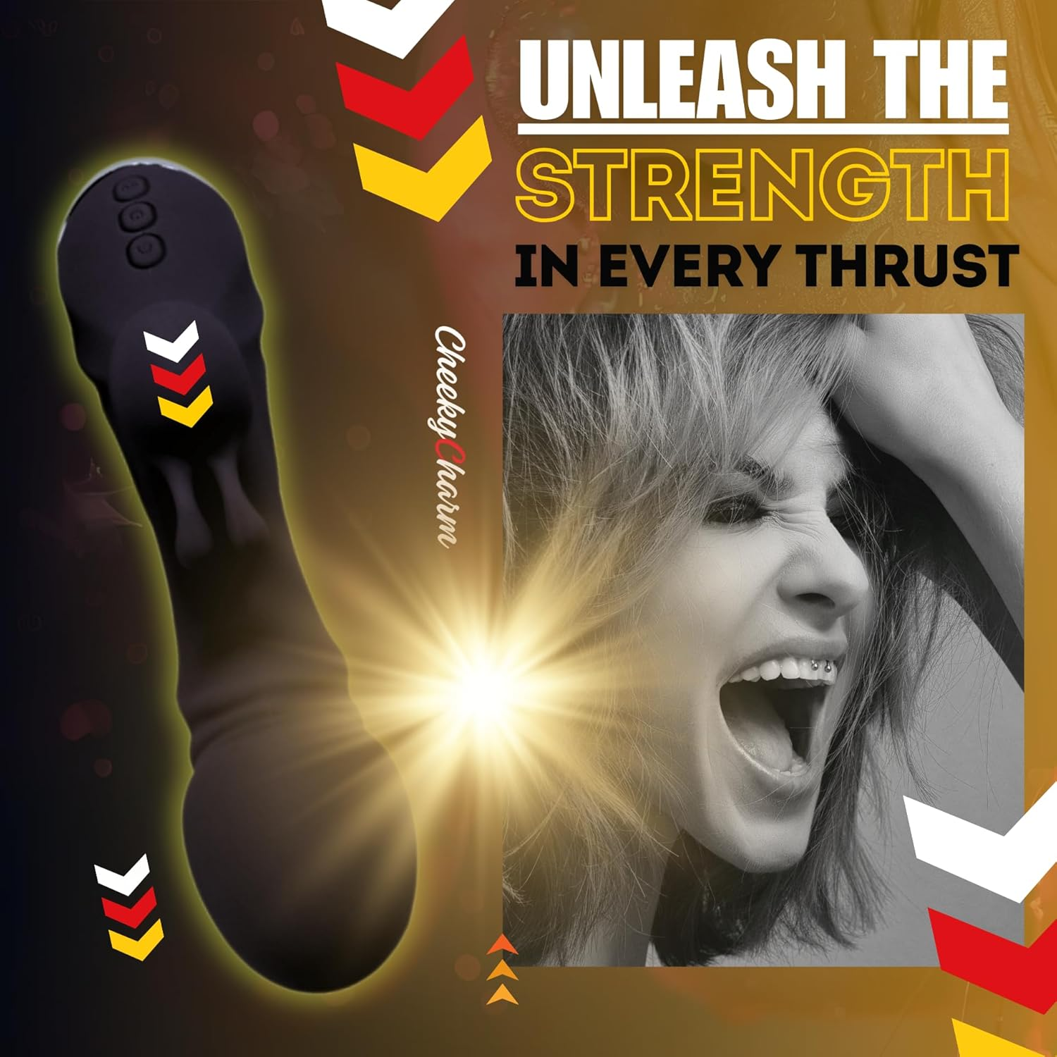 G-Spot Rabbit Vibrator - Dual Motor Clitoral Stimulator with 10X10 Vibration Patterns, Rechargeable Body-Safe Silicone, Waterproof IPX7 Rabbit Dildo for Women and Couples image number 3