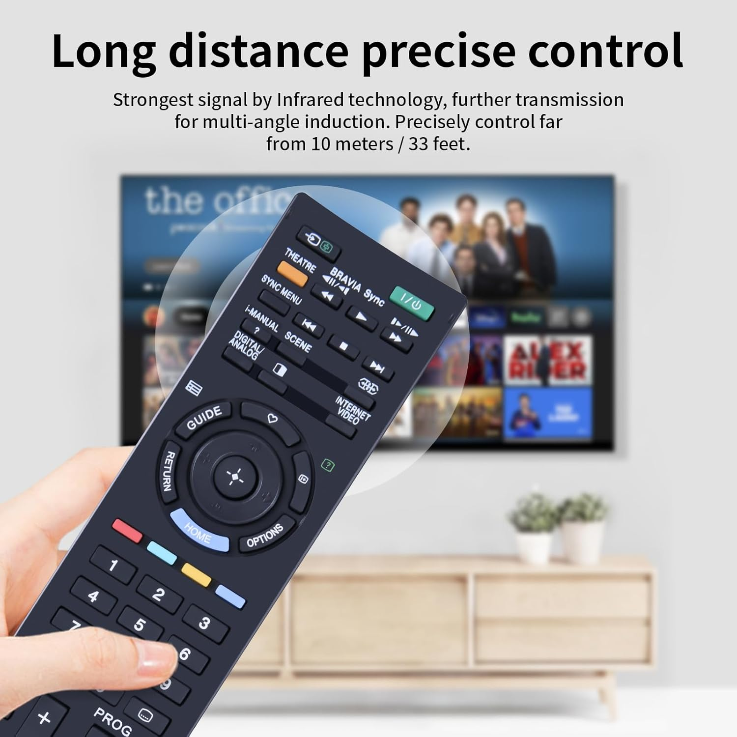 PZL RM-GD014 Replacement Remote Control for Sony Bravia LCD TV RM-GD005 RM-GD009 RM-GD015 KDL-32EX700 KDL-40EX710 KDL-55HX700 KDL-40EX700 KDL-40HX700 KDL-32EX710 KDL-32EX600 KDL-40EX600 KDL-46HX700 image number 2