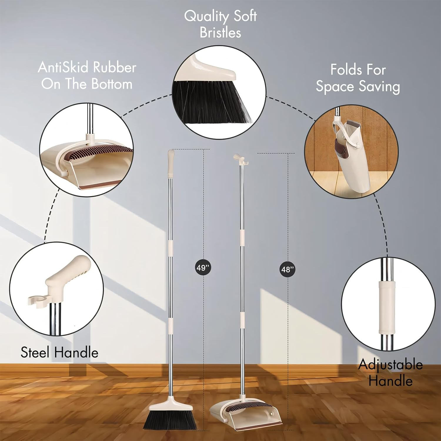 Woobroo Grout Scrubber Brush, Black, 10623 Cm image number 2