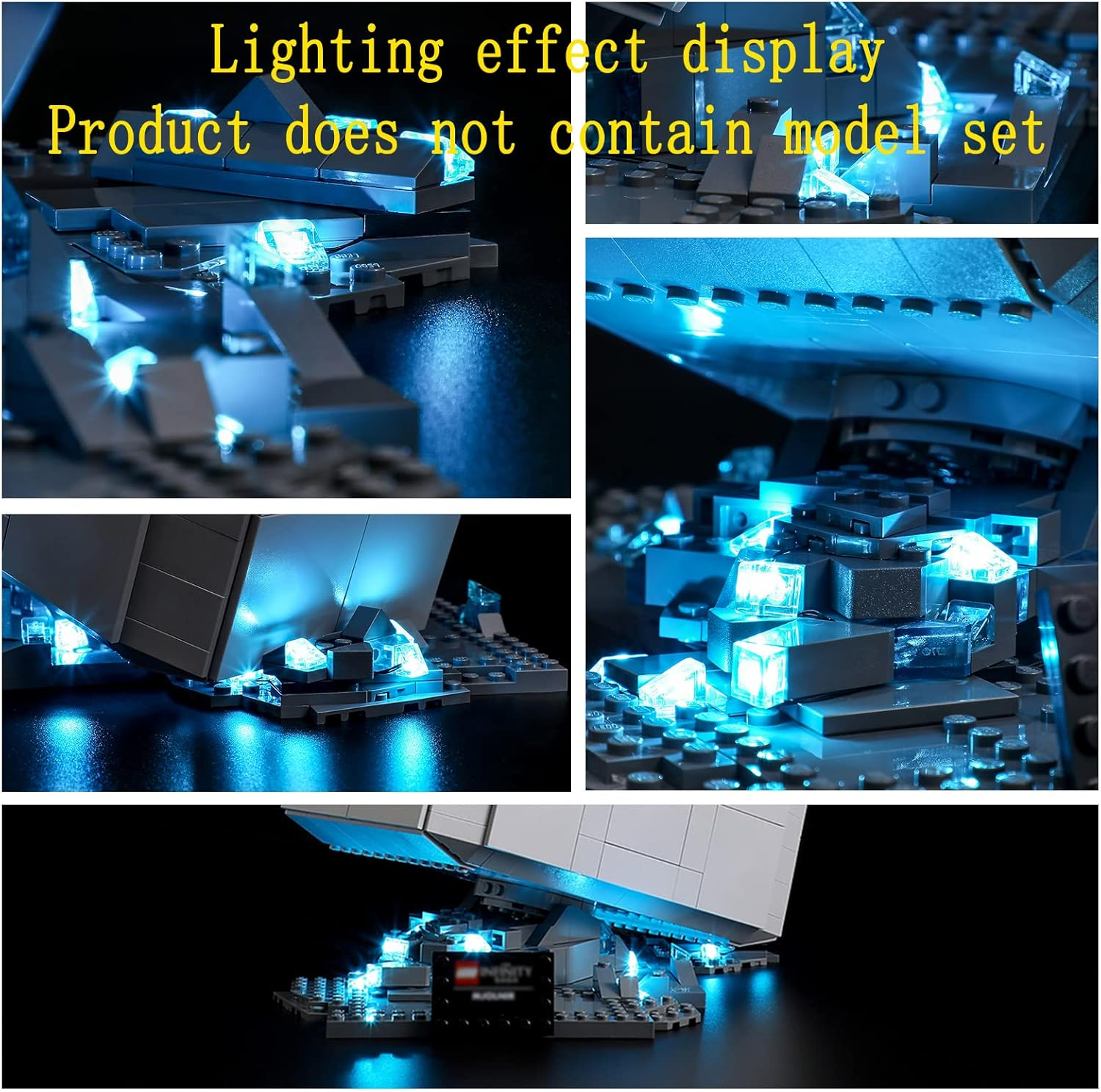 GEAMENT LED Light Kit Compatible with  Marvel Thor'S Hammer - Lighting Set for 76209 Building Model ( Set Not Included) image number 1