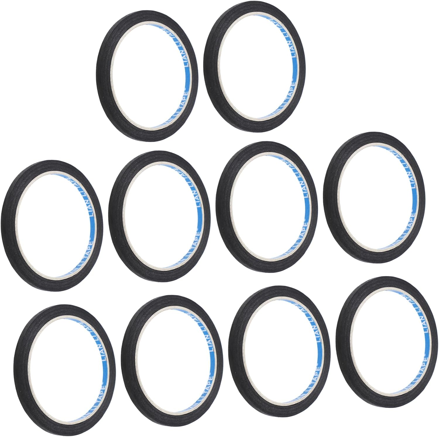 LIFKOME 10Rolls Masking Tape for Artists Car Spraying Paper Tapes Automotive Paint Supplies Strong Adhesive Versatile Applications image number 1