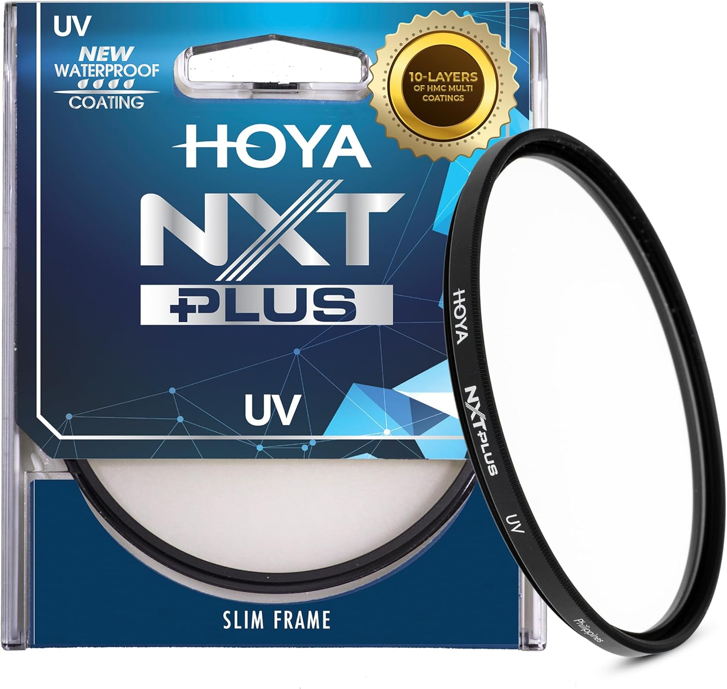 Hoya NXT plus 77Mm Polarizing Filter &mdash; Circular Polarizer with Waterproof Top-Coat, 10-Layer HMC Coatings, 1.72 Filter Factor for Faster AF, Low-Profile Aluminum Frame for Outdoor Photography