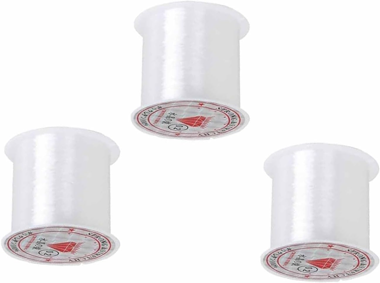 3 Roll Transparent Fishing Thread,0.2Mm X120M,0.25Mm X90M,0.3Mm X70M,Fishing Thread Clear Wire Bracelets Hanging Decorations Line DIY Crafts Jewelry Making Cord Beading Accessories image number 3