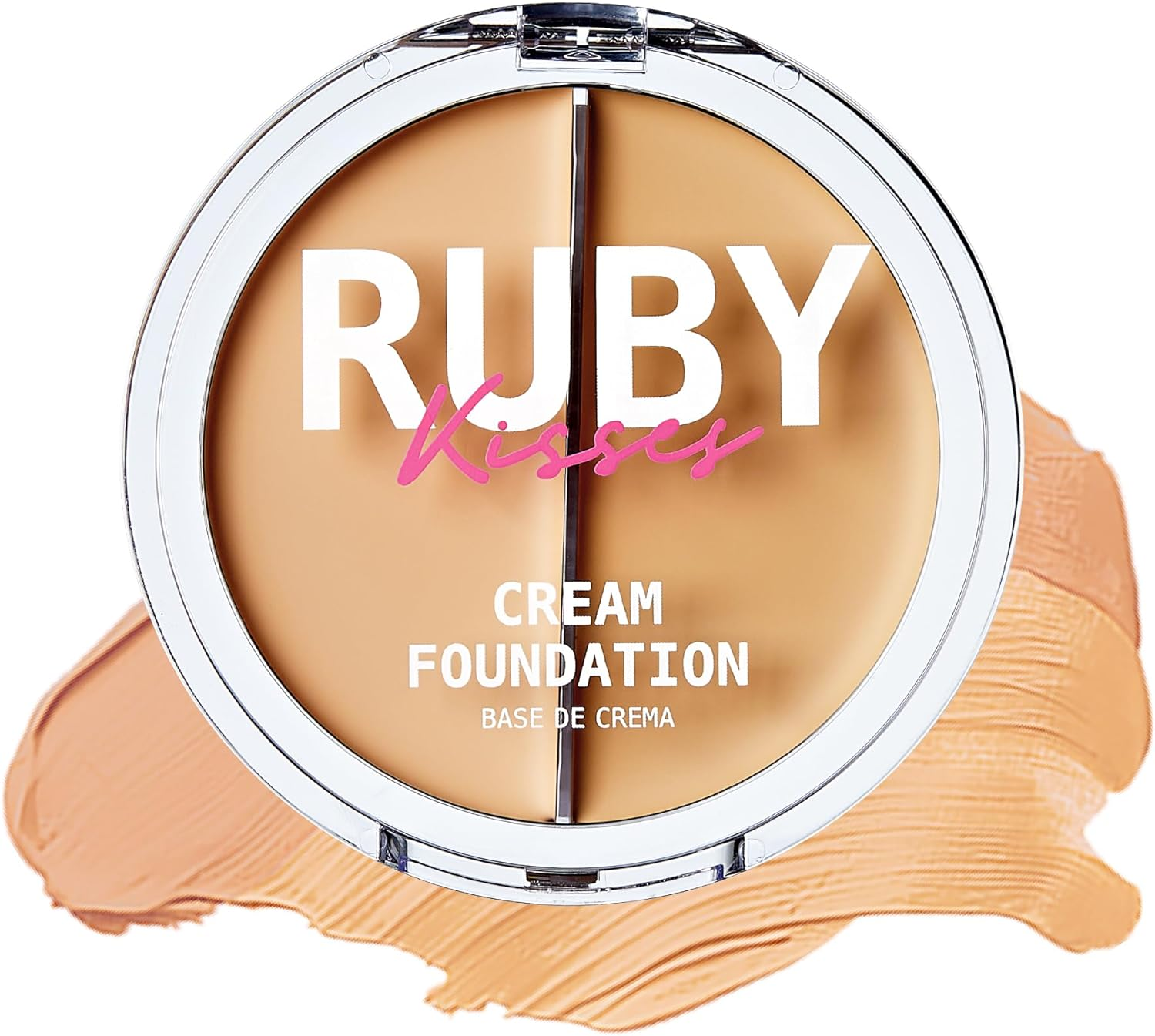 Ruby Kisses 3D Face Creator Cream Foundation & Concealer, 12 Hours Long Lasting, Medium to Full Coverage, Non-Greasy, Ideal for Makeup & Contour Palette (Level 13)