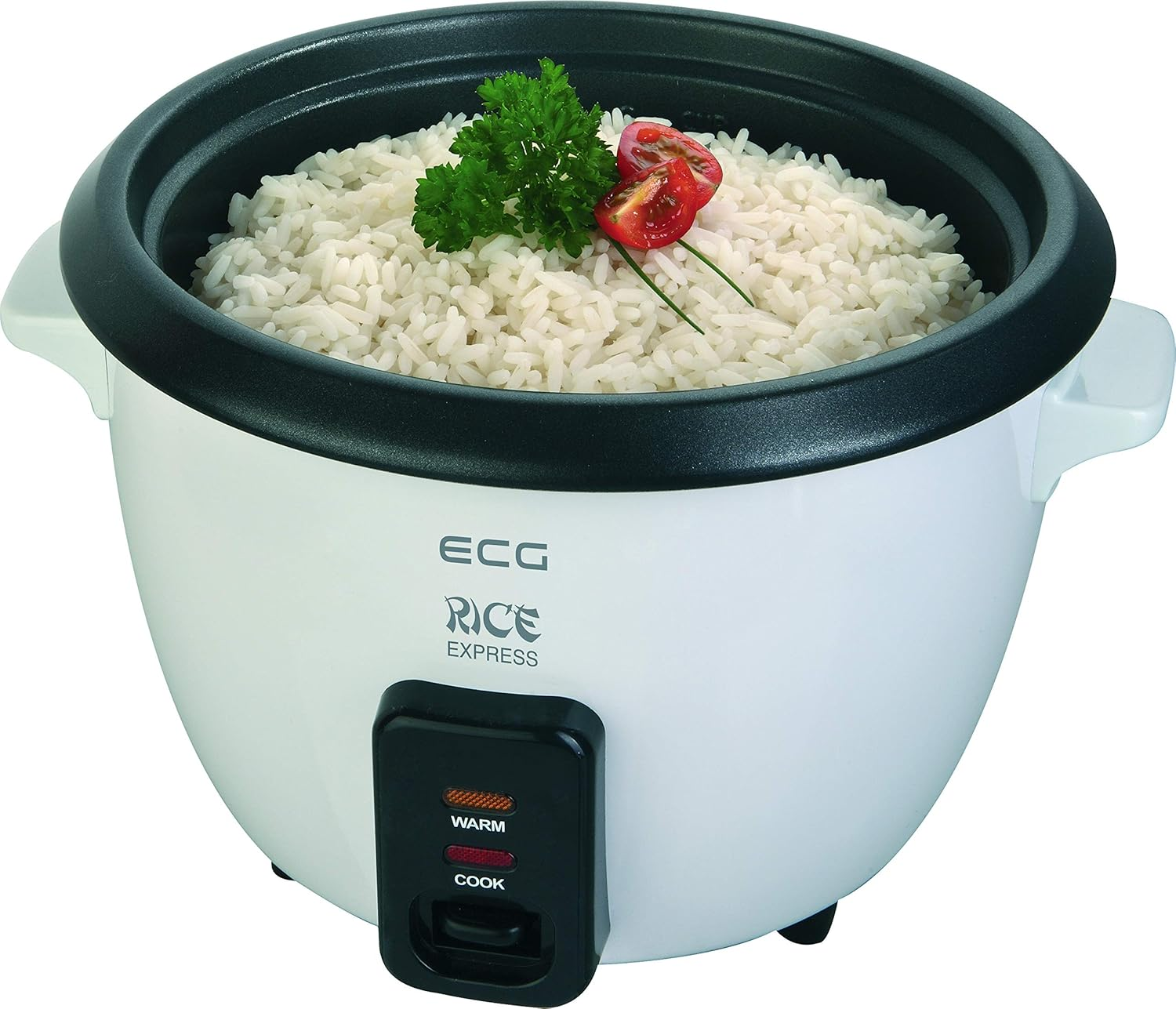 ECG RZ 060 Rice Cooker, Plastic, White image number 1
