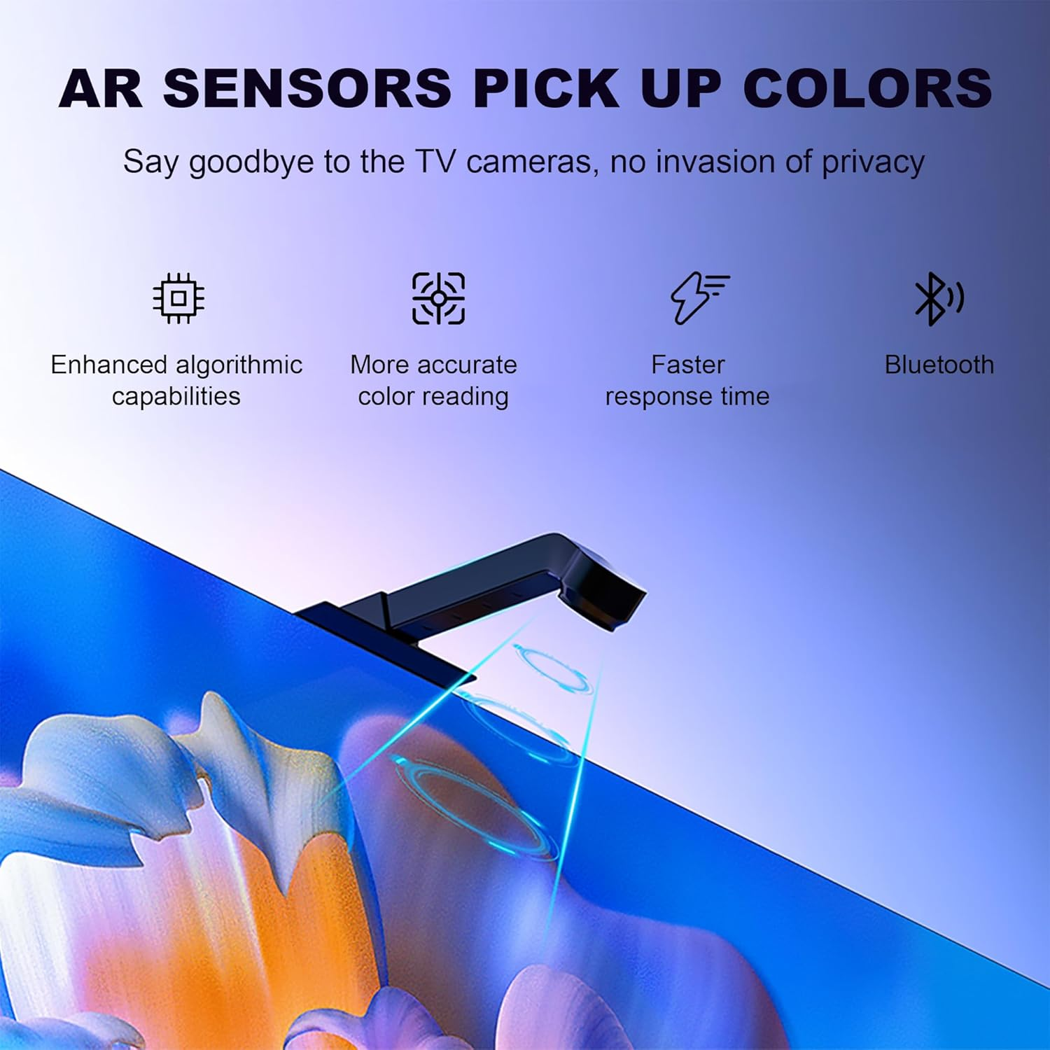 Smart LED TV Backlights with Camera for 55"-65" TV Pc，Cozylady 12.5Ft RGB+IC Immersion TV LED Lights Sync to Screen & Music,3.8M Immersive LED Light Strips with Power Supply, App & Remote Control image number 3