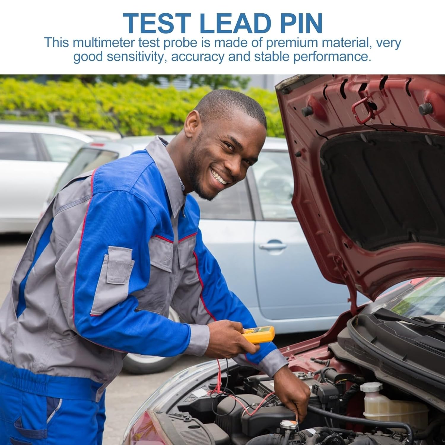 Multimeter Test Probe Needle Tips with Insulation Piercing for Automotive Electrical Testing and Vehicle Maintenance Tools image number 3