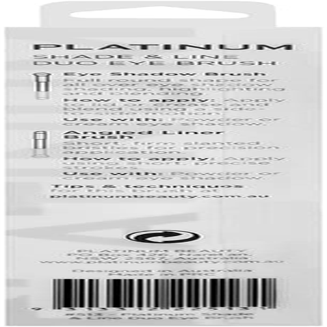Platinum Shade & Line Duo Eye Brush image number 1