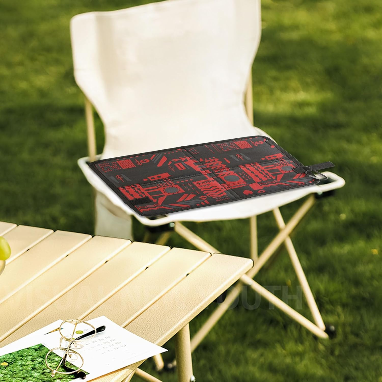 Stadium Seat Cushion - Camping Chair Pad,Portable Folding Seat Cushion for Camping Fishing Backpacking Home Picnic Stadium Hiking image number 4