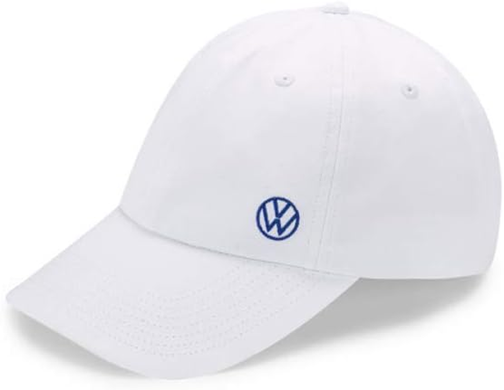 Volkswagen 000084300AT084 Baseball Cap White with VW Logo