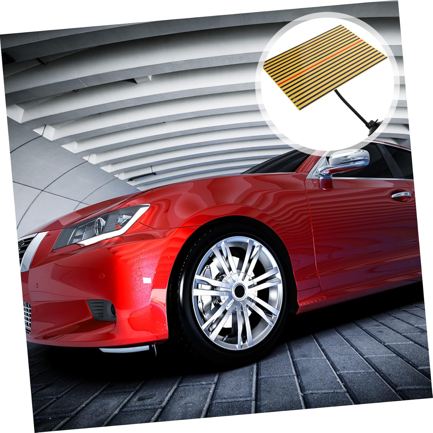 COOLHIYA Dent Removal Tools Auto Body Repair Kit for Light Board with Reflective Surface and LED Illumination for DIY Automotive Hail Damage Fix image number 4