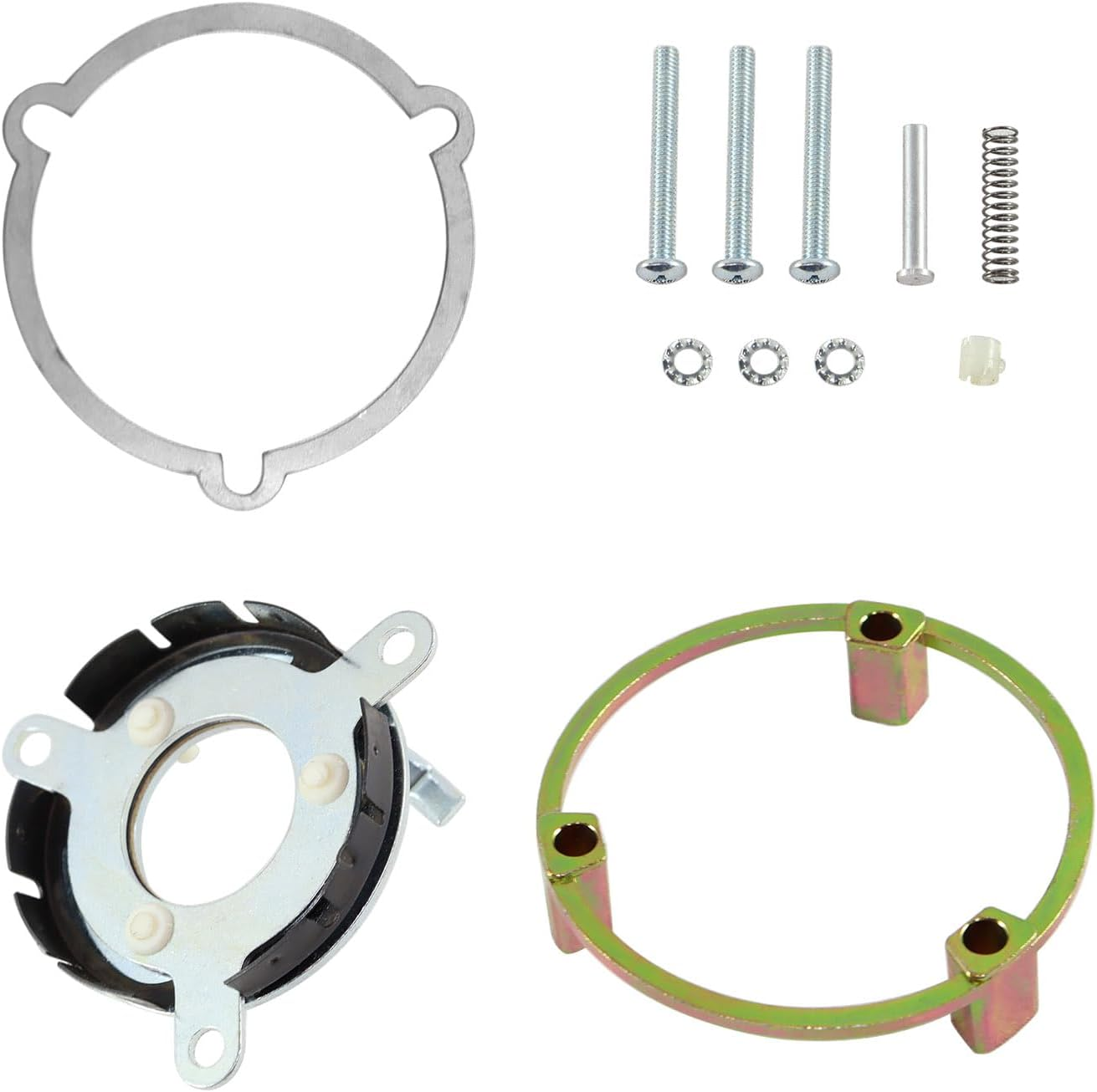 Horn Button Repair Kit with Tilt & Telescop Column Compatible with 1975 1977 1978 1979 1980 1981 1982 Chevy Corvette C3 Horn Contact & Spacer Tilt/Tele image number 1