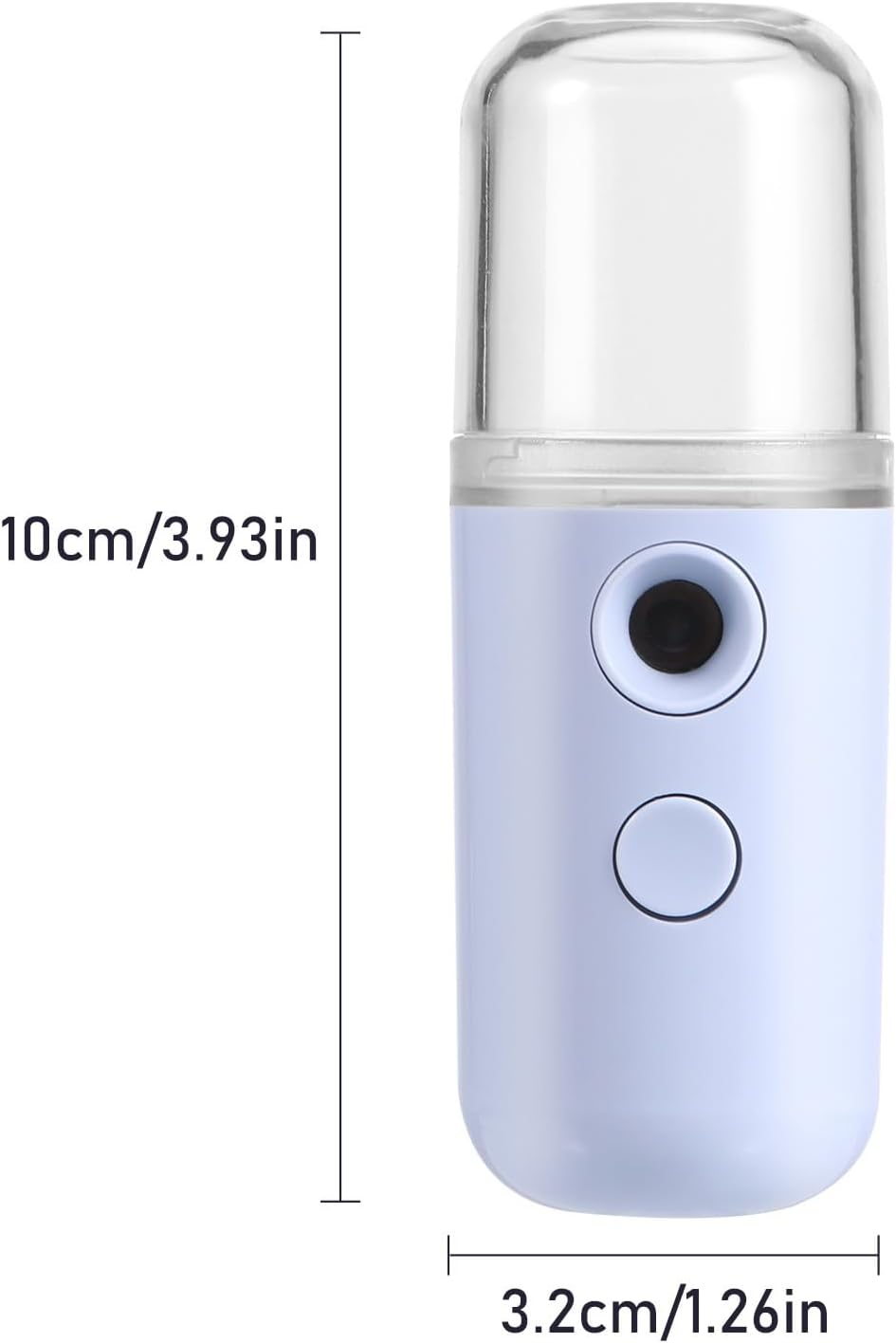 TOPPERFUN 2Pcs USB Nano Facial Mister Sprayer Portable Face Humidifier Machine with Ultra Fine Mist for Deep Hydration and Skin Moisturizing Care image number 6