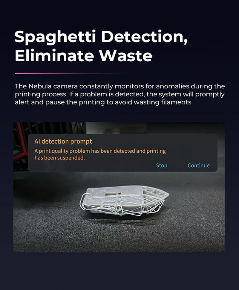 Creality Nebula Camera, HD Quality and True-To-Life Video, Time-Lapse Filming, Real-Time Monitoring, 3D Printer Accessories for Sonic Pad/Nebula Pad/Ender-3 V3 KE/CR-10 SE/HOLOT-MAGE/HOLOT-MAGE PRO image number 3