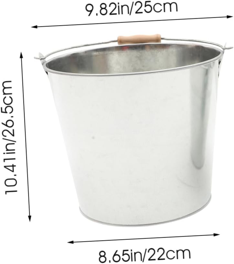 Ibasenice Metal Fire Bucket for Indoor Outdoor Use Compact Handheld Paper Burner Garden Incinerator with Vents Construction for Burning and Blessing Ceremonies