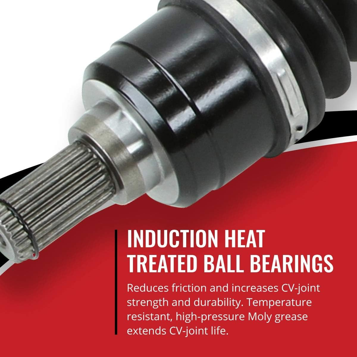 2 Pc Sixity XT Front Left Right Axles Compatible with Honda TRX500FA Fourtrax Foreman Rubicon TRX500FE 4X4 ES TRX500FGA Gpscape TRX500FM TRX500FPA at W Power Steering with EPS TRX500FPE TRX500FPM image number 1