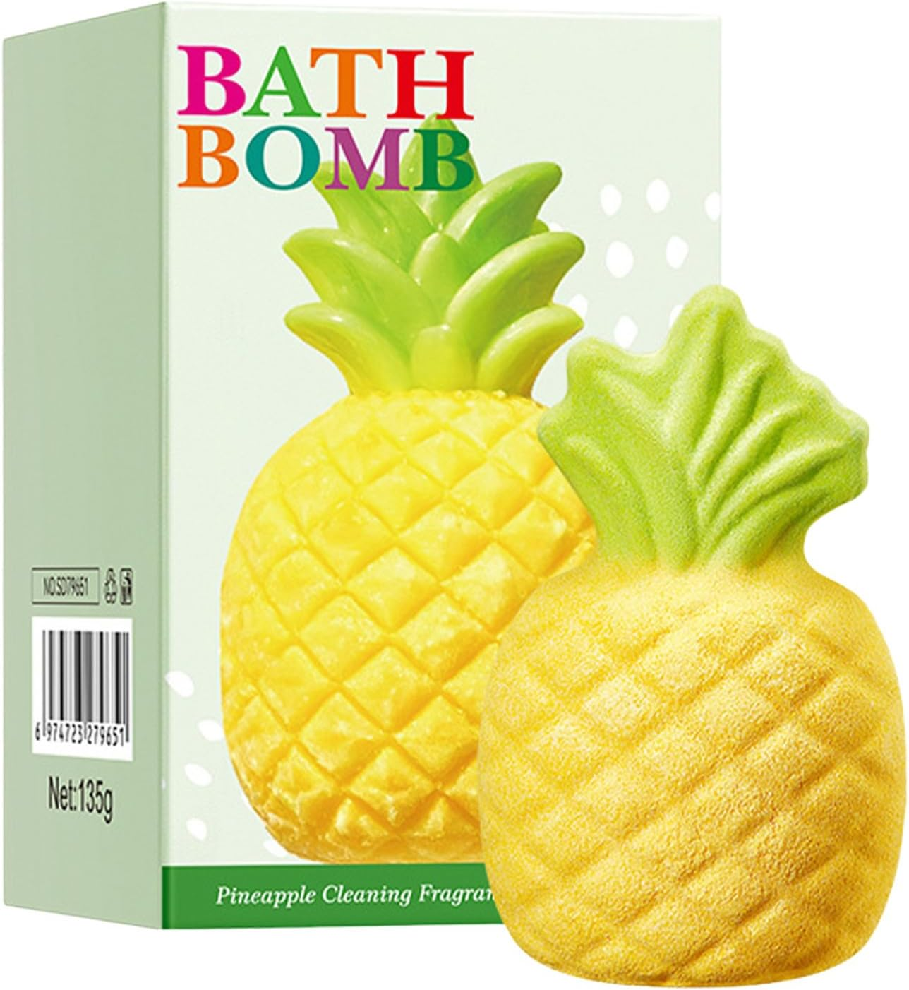 Hedmy Self Care Fruit Bath Bombs, Moisturizing Fizzies with Natural Scents for Bubble Bath & Spa Mango One Size