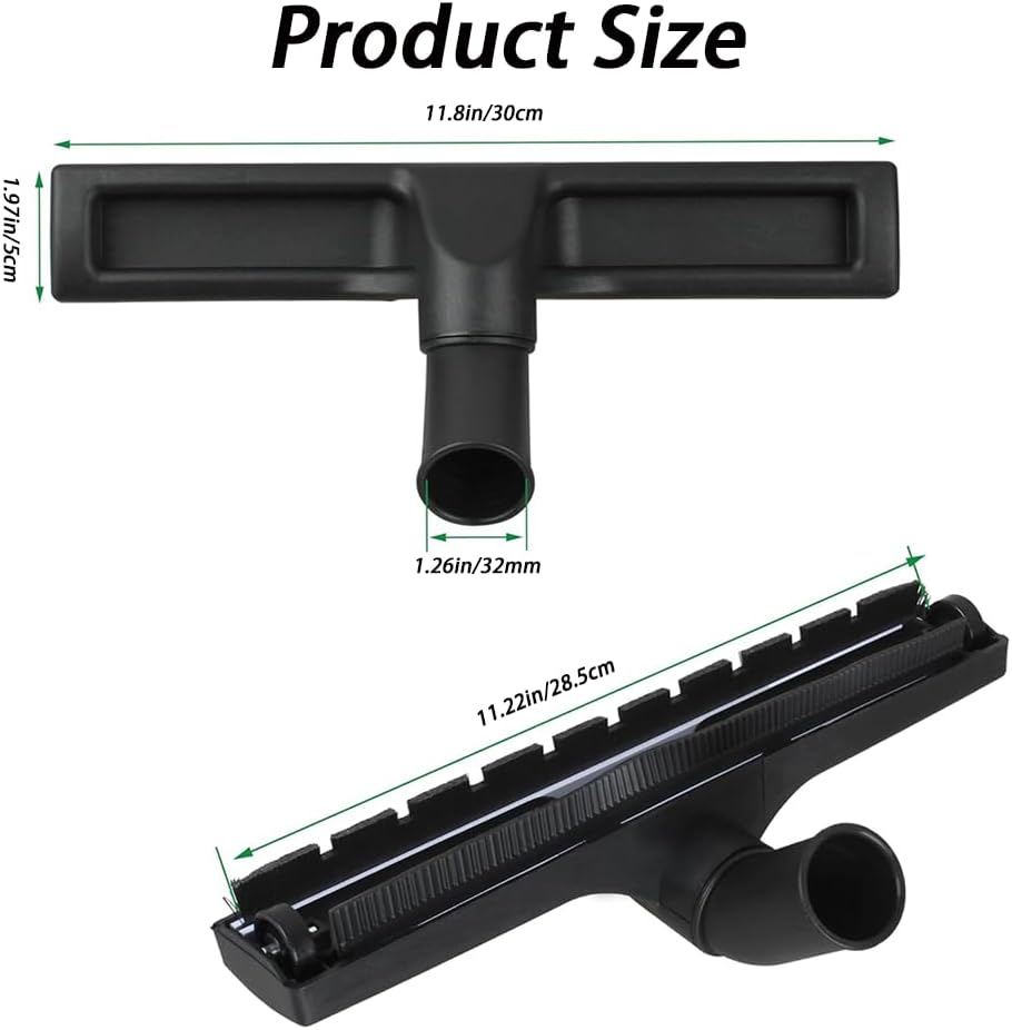 NYGHMY 1 Pcs Household Vacuum Cleaner Accessories Brush Head, Cleaning Tool, Hardwood Floor Brush, Multi-Surface Vacuum Attachments 360 Degrees Swivel Head Hard Floor Brush(Inner Diameter 32Mm) image number 1