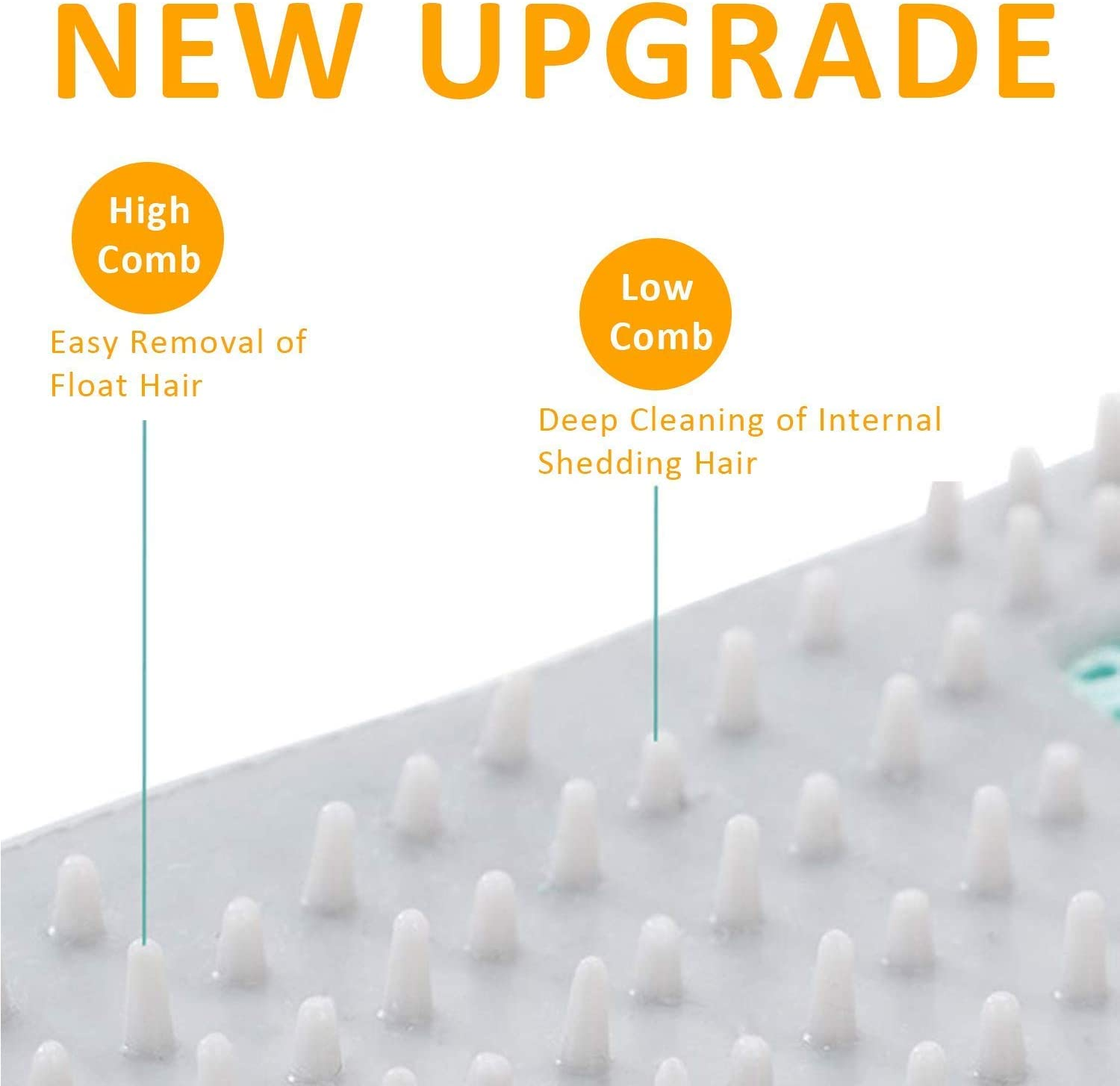 FURBB Pet Grooming Glove - Cat Dog Gentle Deshedding Brush Glove - Efficient Pet Hair Remover Massage Mitt - Enhanced Five Finger Design Perfect for Long Short Fur, Right Hand (Pink) Pet Bathing - Green image number 2